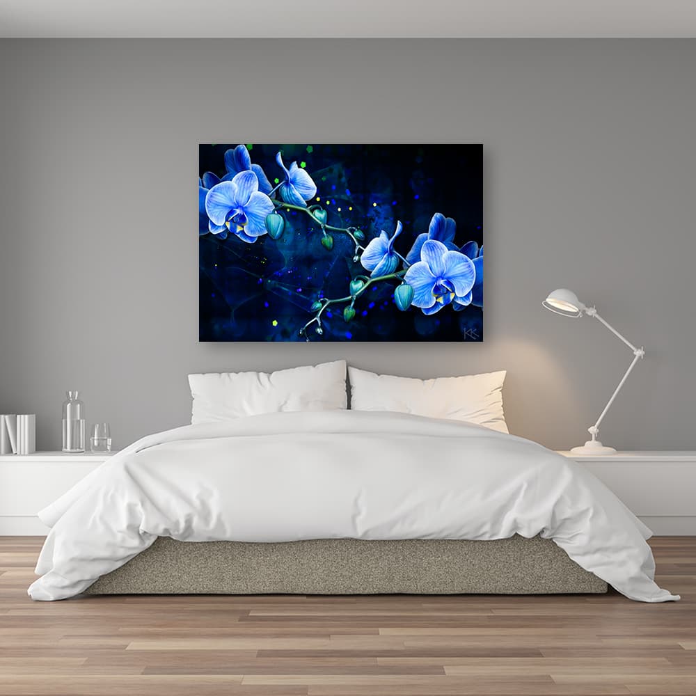 

Obraz Deco Panel, Niebieski kwiat orchidei (Rozmiar 120x80)