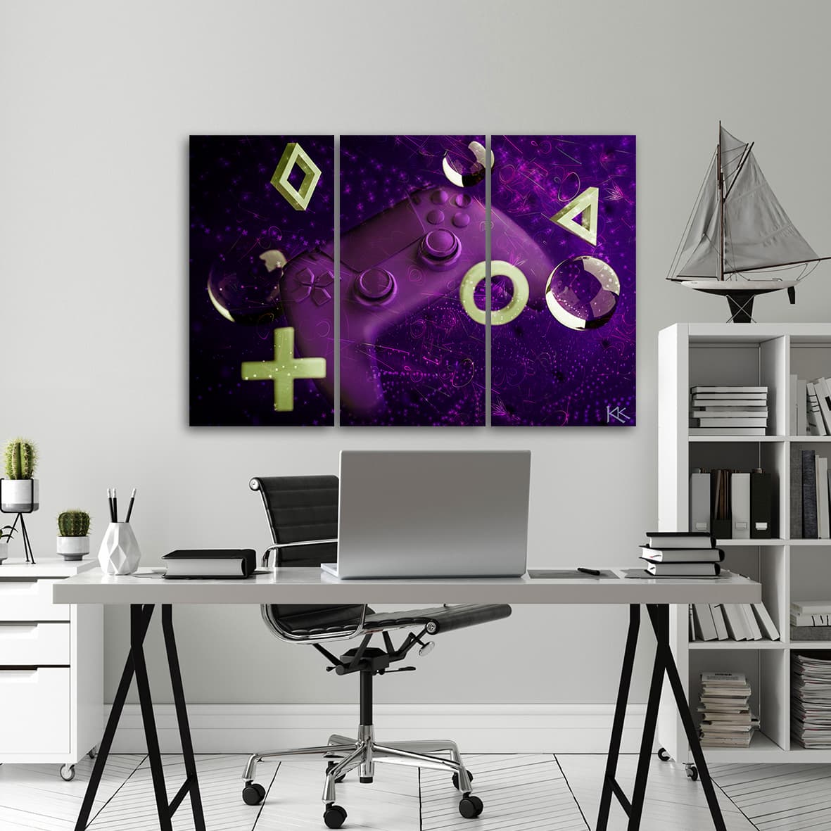 

Obraz trzyczęściowy Deco Panel, Konsola do Gry (Rozmiar 120x80)