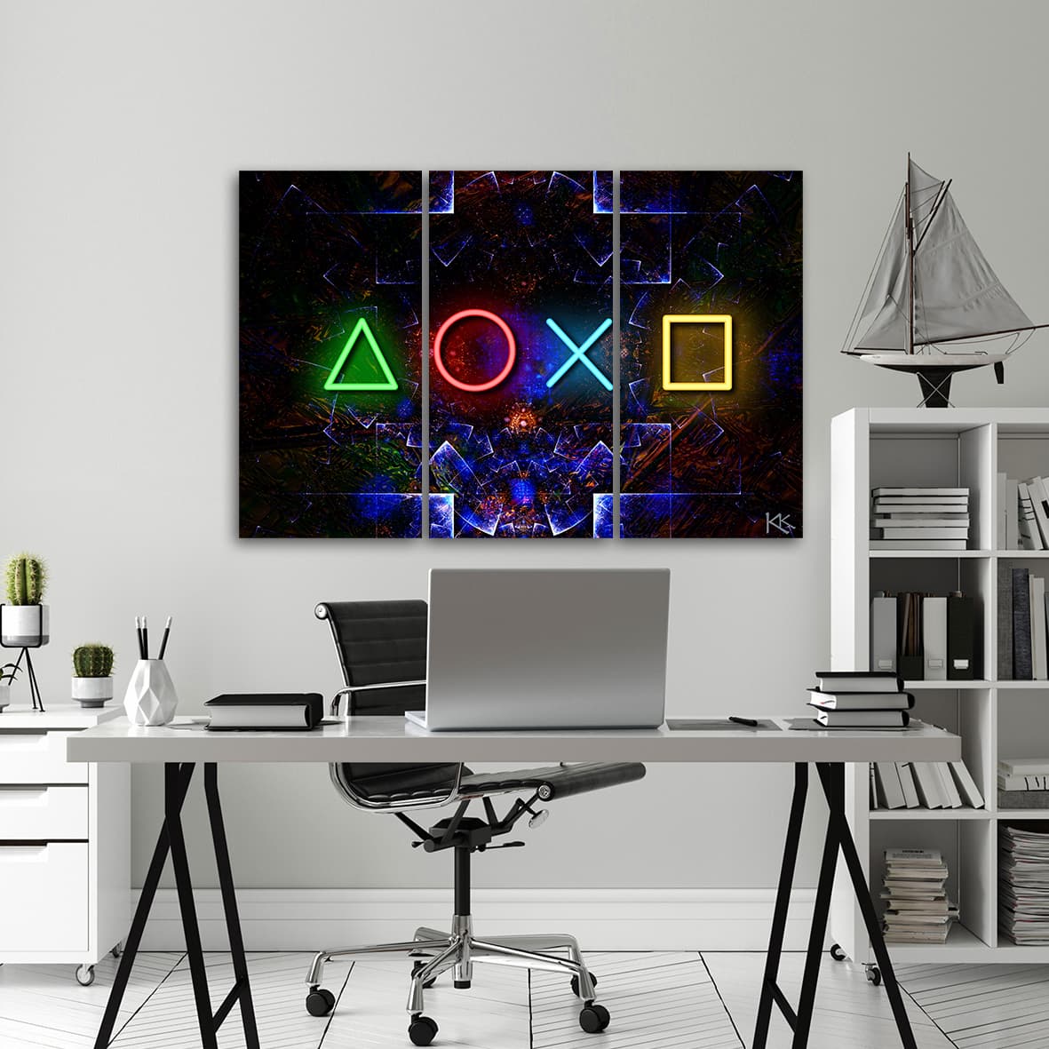 

Obraz trzyczęściowy Deco Panel, Konsola do Gry (Rozmiar 90x60)