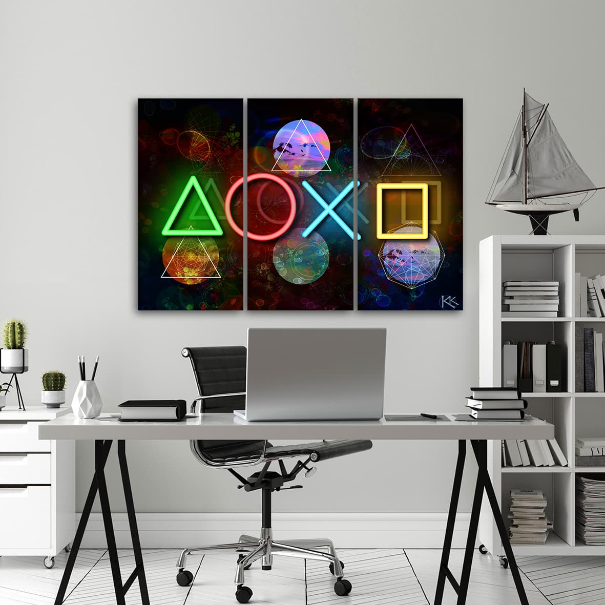 

Obraz trzyczęściowy Deco Panel, Konsola do Gry (Rozmiar 90x60)
