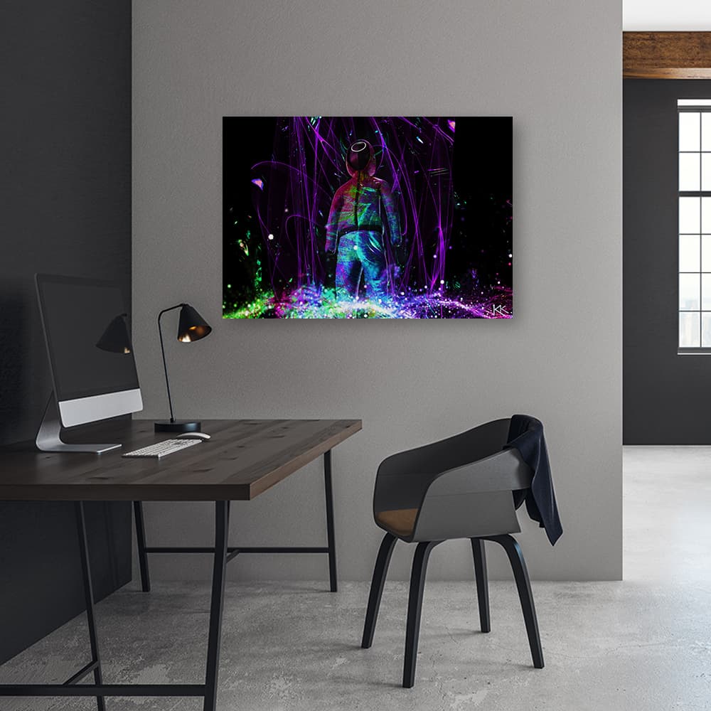 

Obraz Deco Panel, Neon gracz (Rozmiar 90x60)