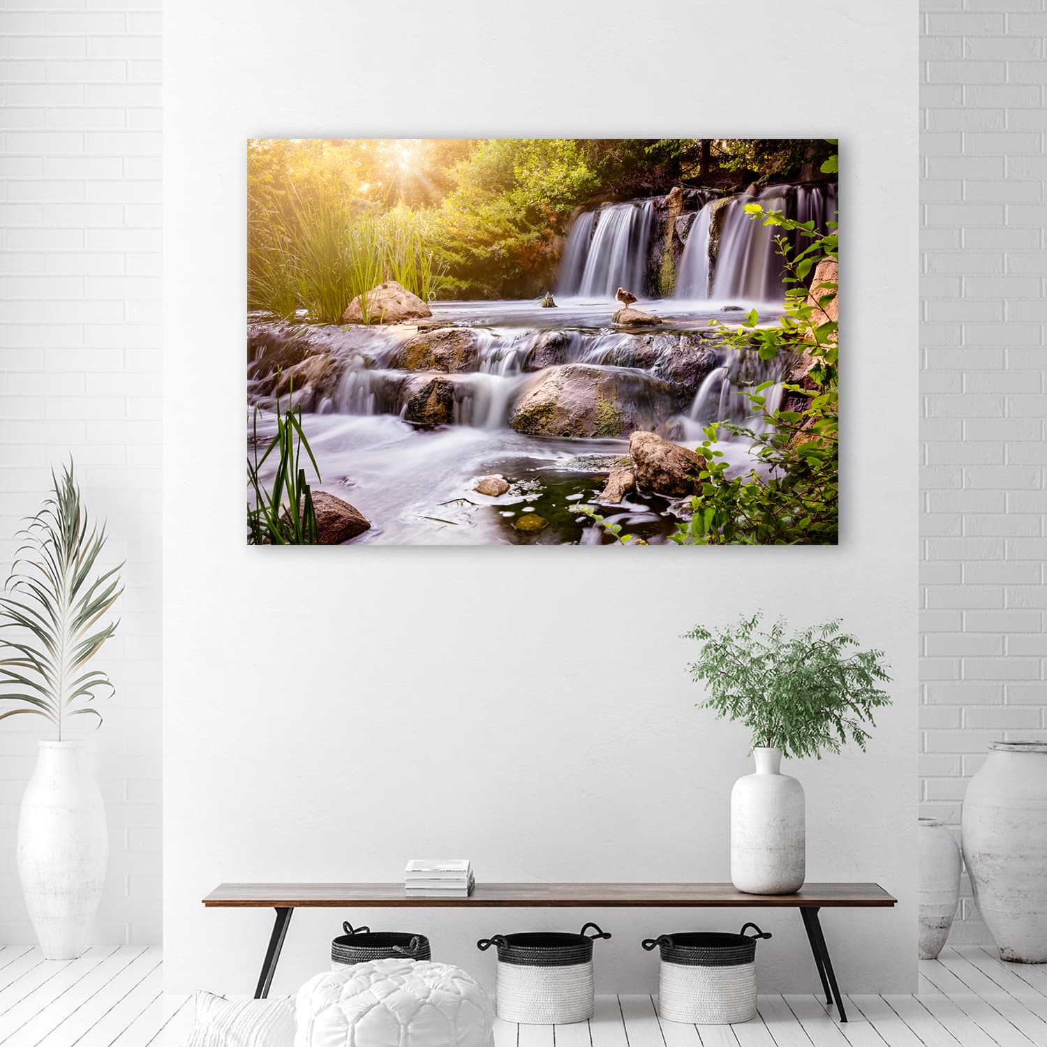 

Obraz Deco Panel, Wodospad o zachodzie słońca natura (Rozmiar 60x40)