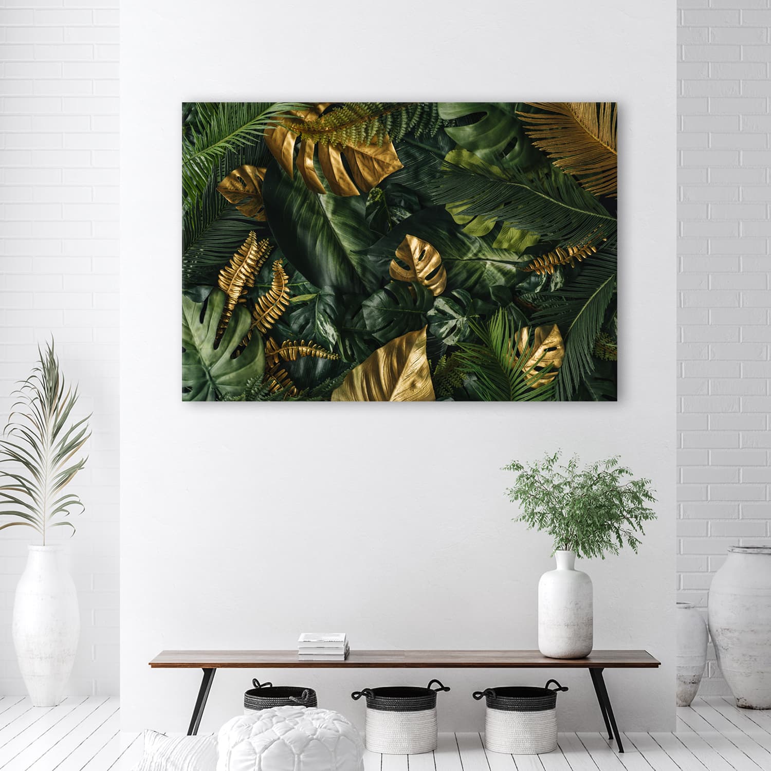

Obraz Deco Panel, Złote liście tropikalne (Rozmiar 100x70)