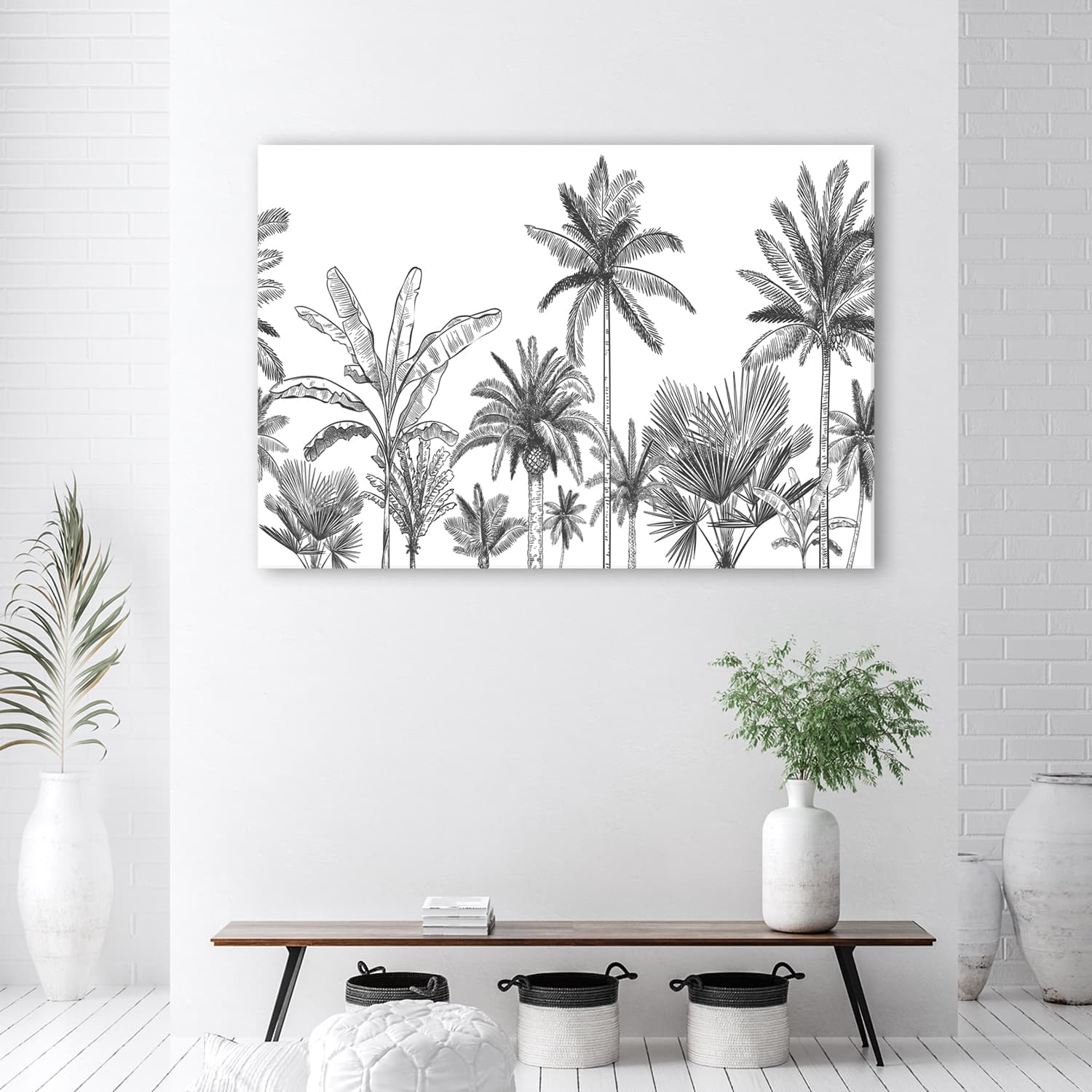 

Obraz Deco Panel, Czarno białe palmy (Rozmiar 100x70)