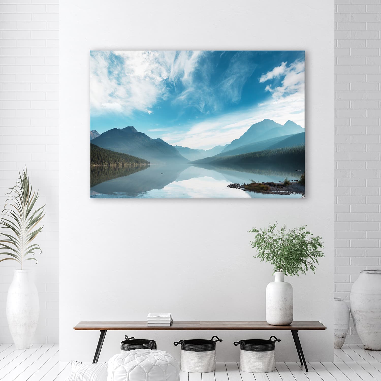 

Obraz Deco Panel, Jezioro na tle gór (Rozmiar 90x60)