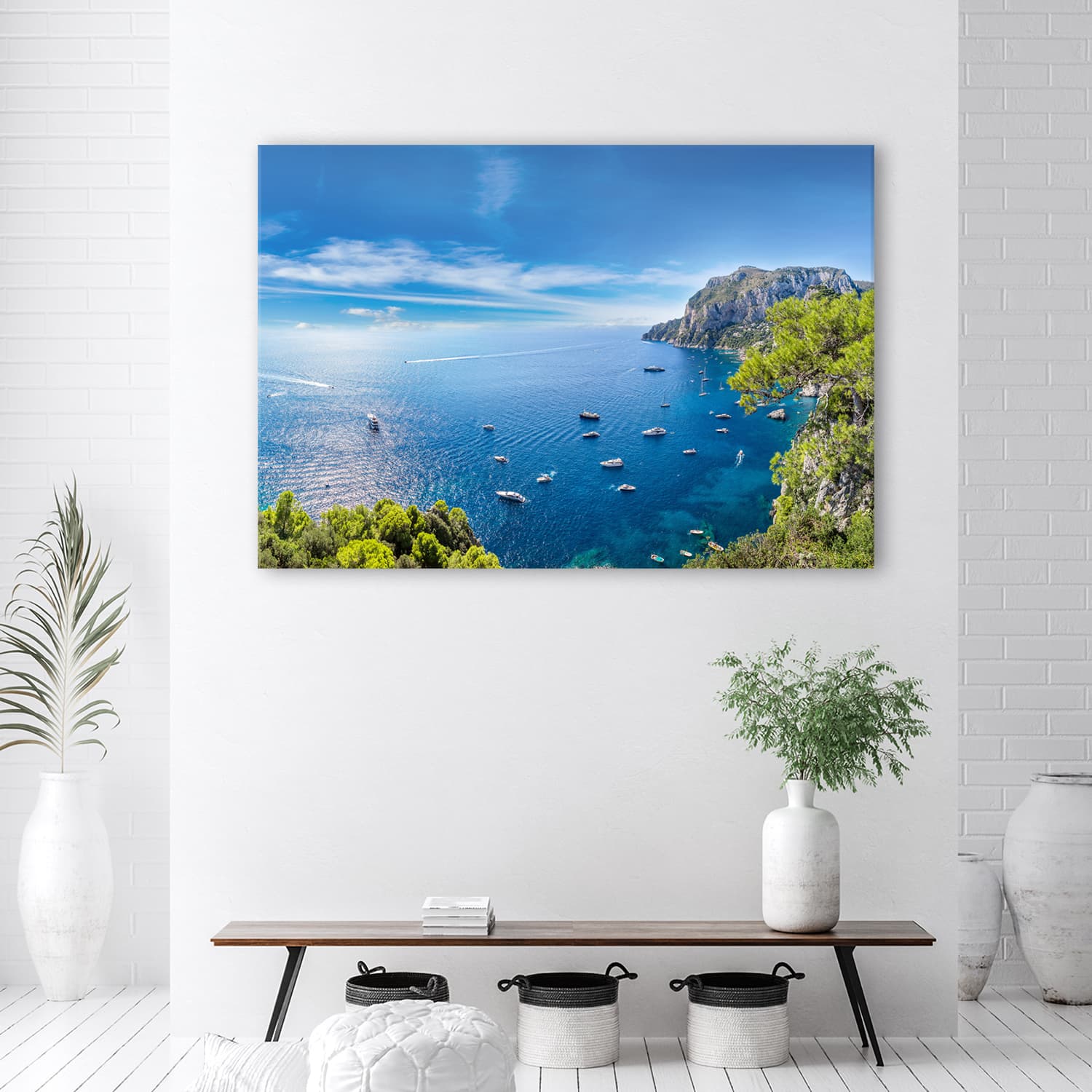 

Obraz Deco Panel, Panorama wyspy Morze Statki (Rozmiar 60x40)
