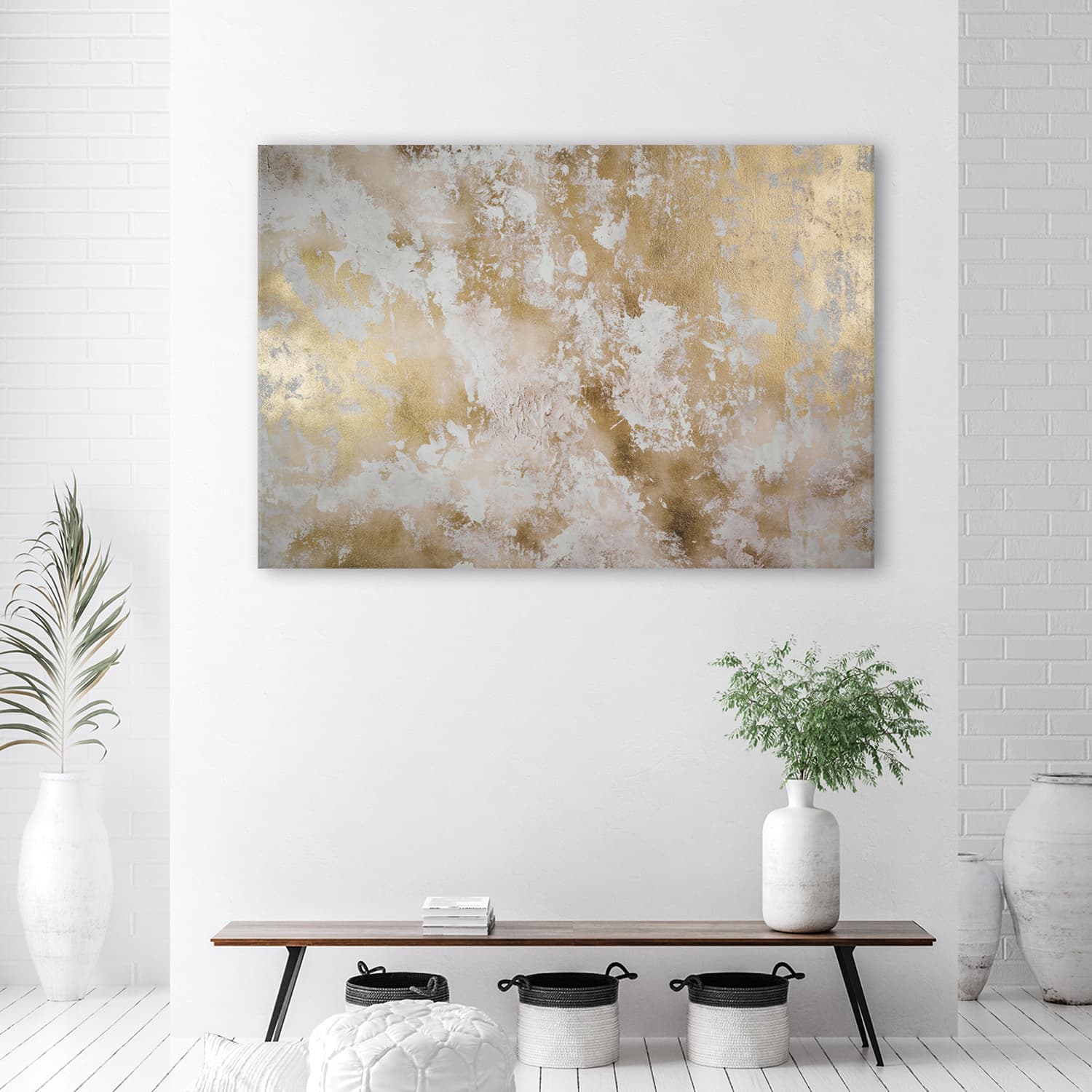 

Obraz Deco Panel, Złote plamy abstrakcja (Rozmiar 60x40)