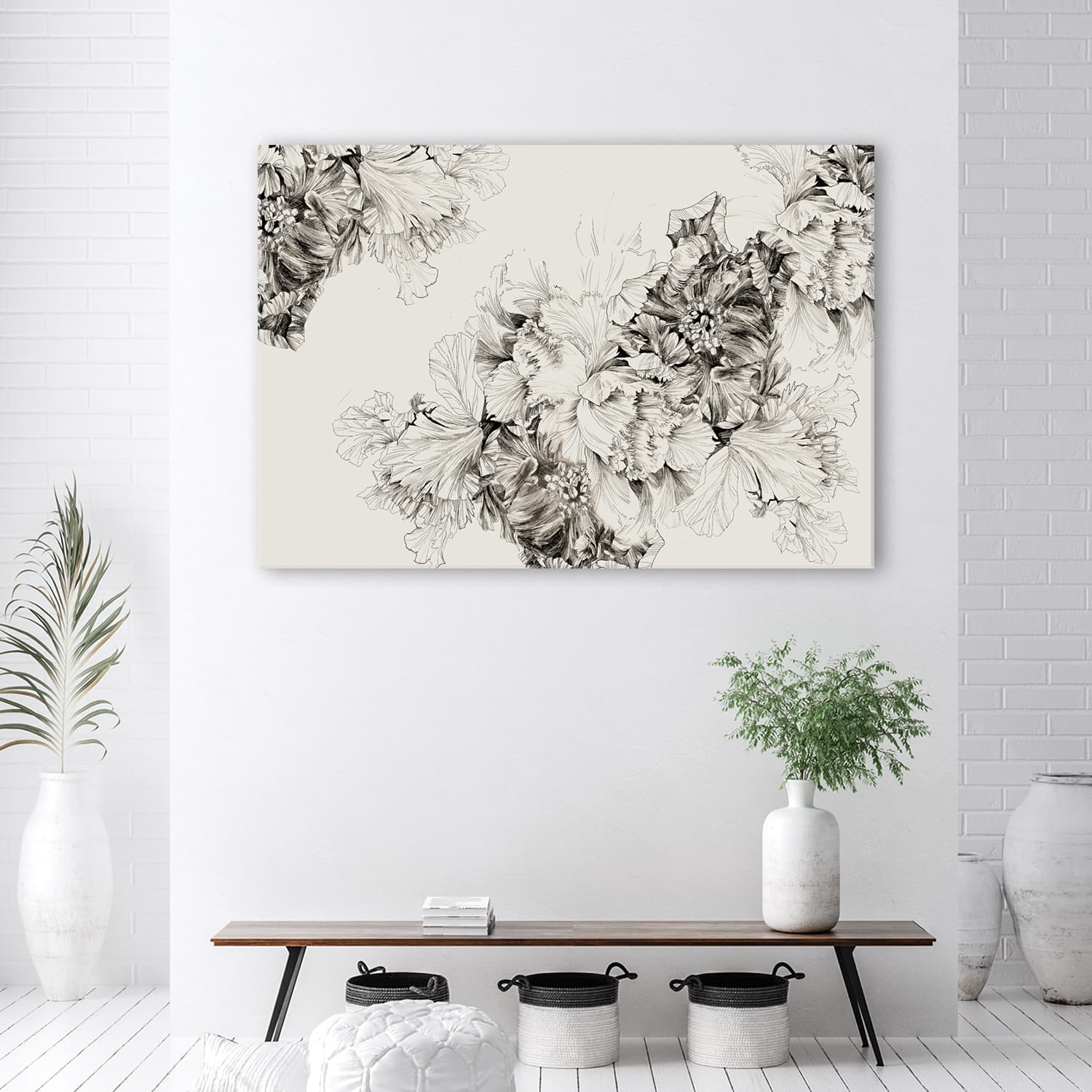 

Obraz Deco Panel, Kwiatowy motyw vintage (Rozmiar 60x40)