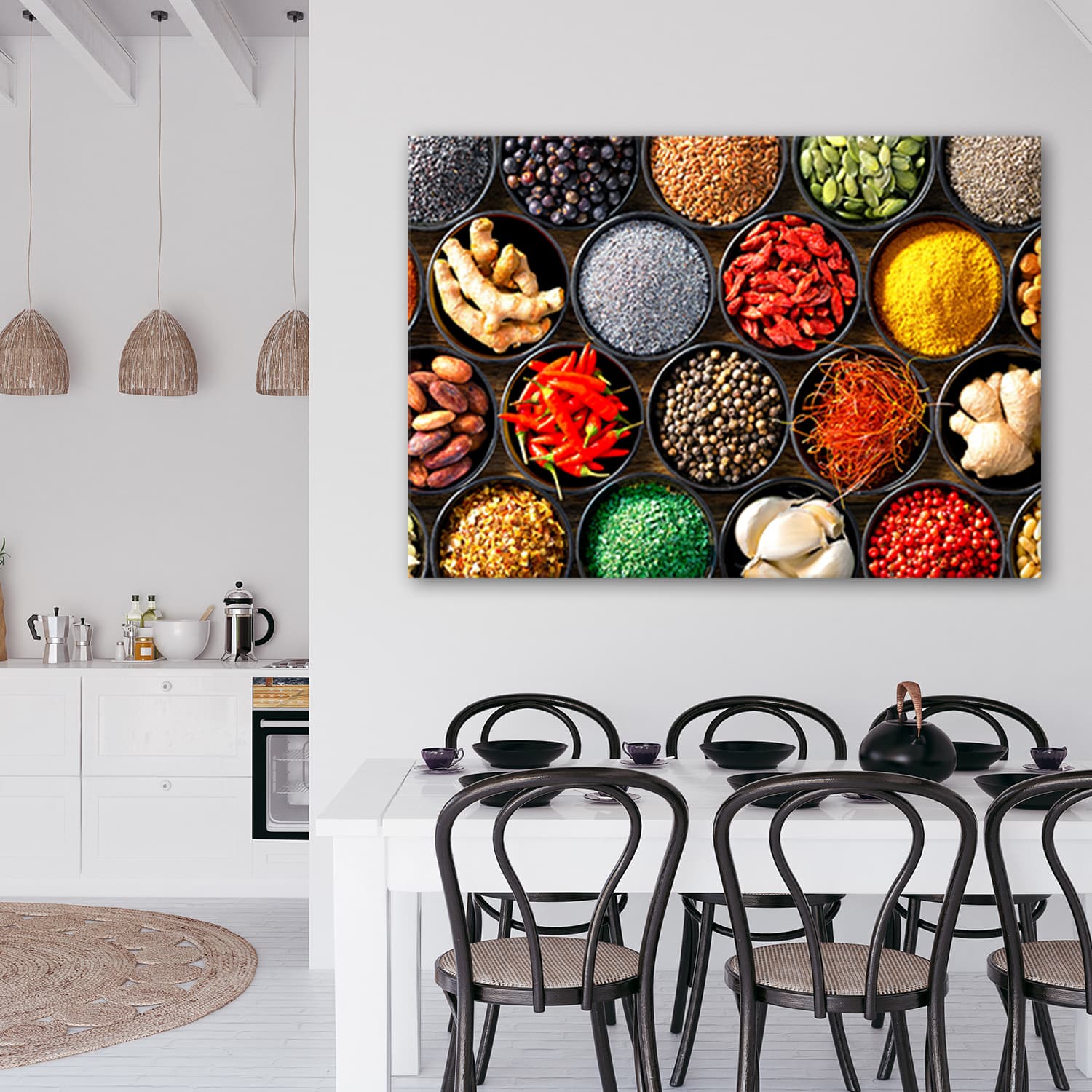 

Obraz Deco Panel, Zioła przyprawy do kuchni (Rozmiar 60x40)