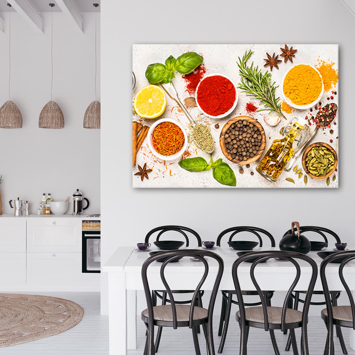 

Obraz Deco Panel, Zioła przyprawy do kuchni (Rozmiar 90x60)