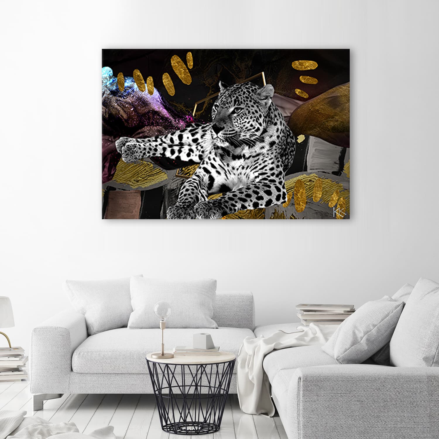 

Obraz Deco Panel, Lampart abstrakcja kolorowa (Rozmiar 100x70)