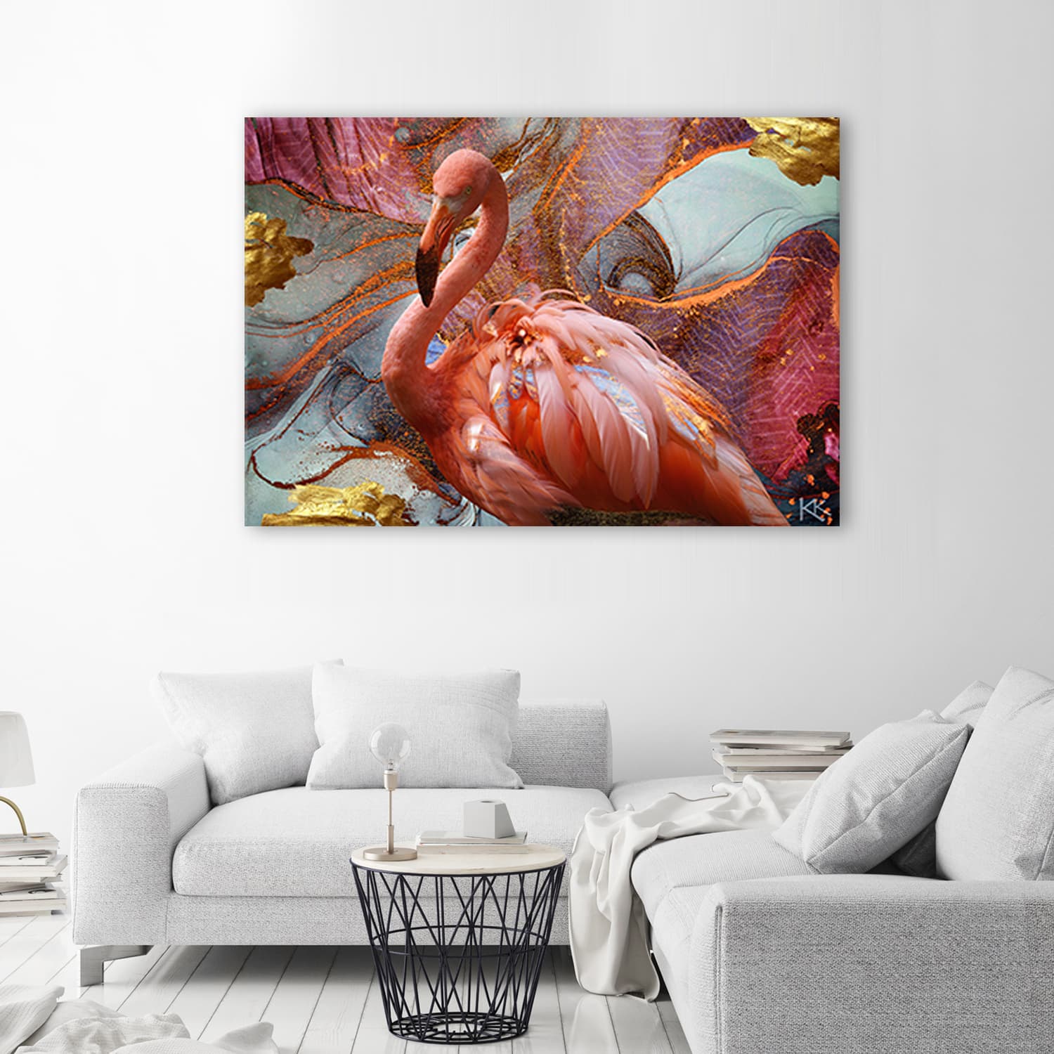 

Obraz Deco Panel, Różowy flaming abstrakcja (Rozmiar 60x40)