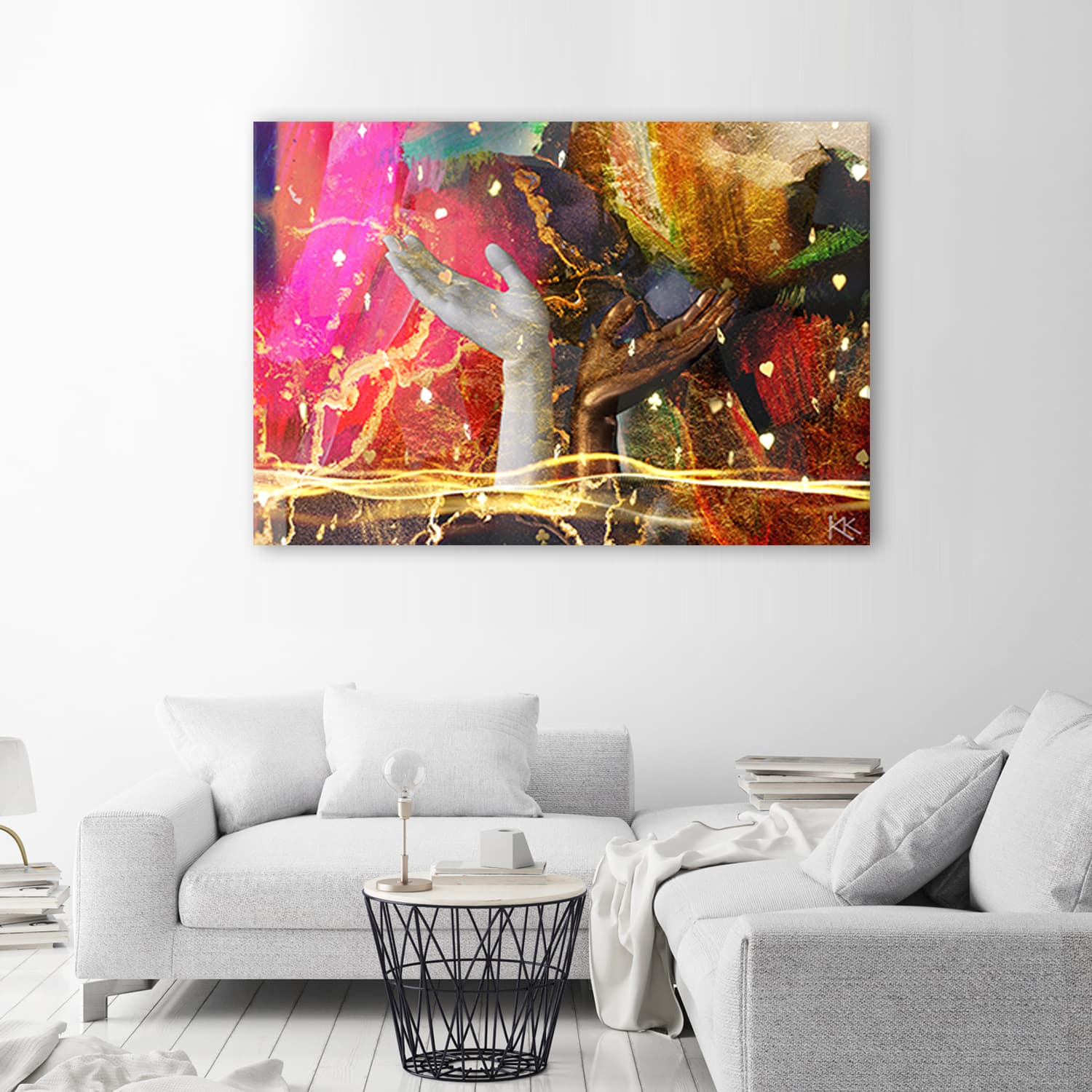 

Obraz Deco Panel, Kolorowe Ręce Abstrakcja (Rozmiar 60x40)