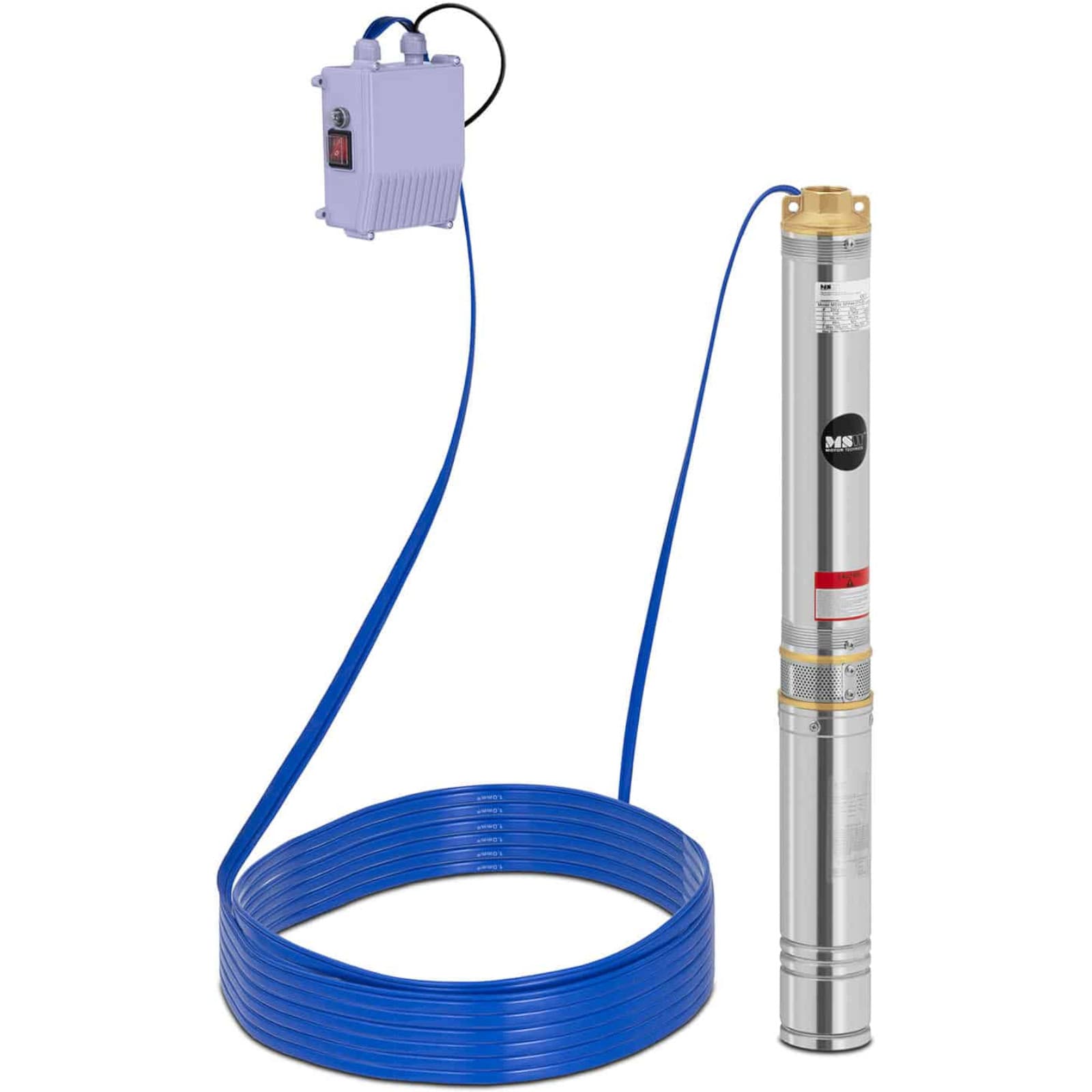 

Pompa głębinowa do studni głębinowej STAL 100 W 6000 l/h do 72 m