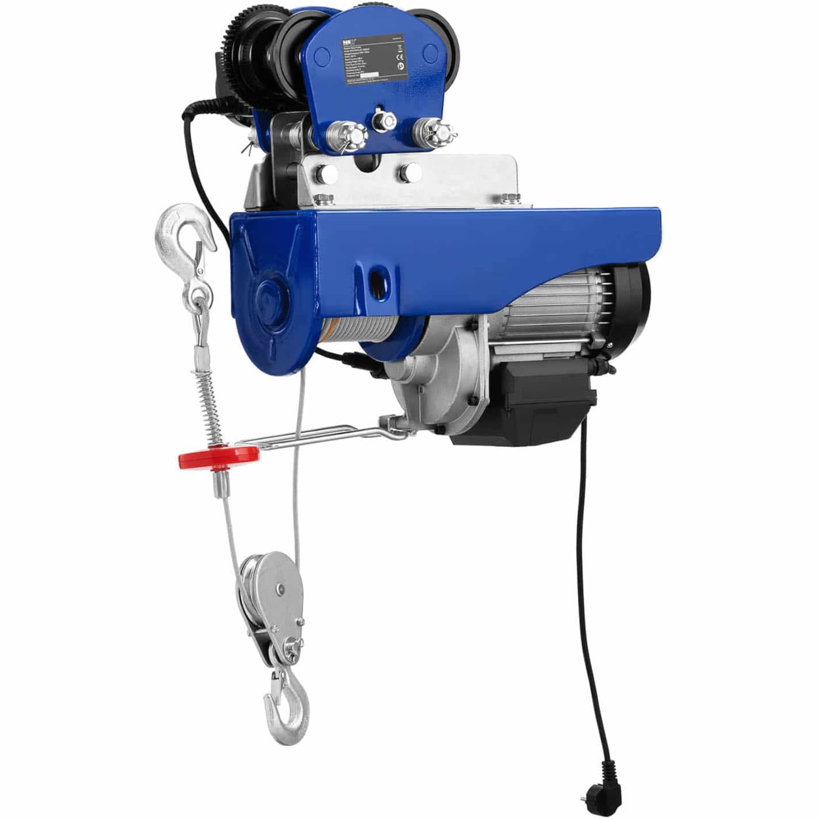 

Wciągarka elektryczna z suwnicą linowa 1600 W 12 m 500 kg