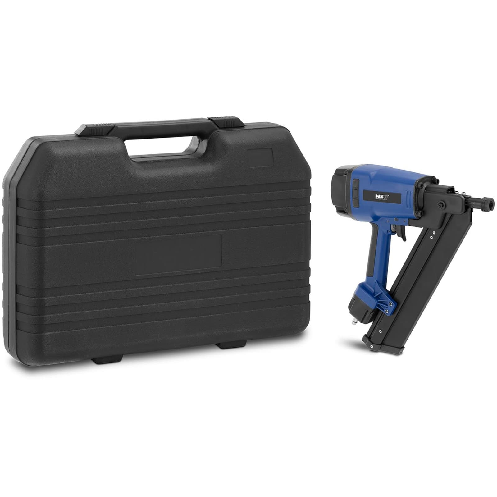 

Gwoździarka pneumatyczna pistolet na gwoździe 50 - 90 mm do 70 szt. - zestaw
