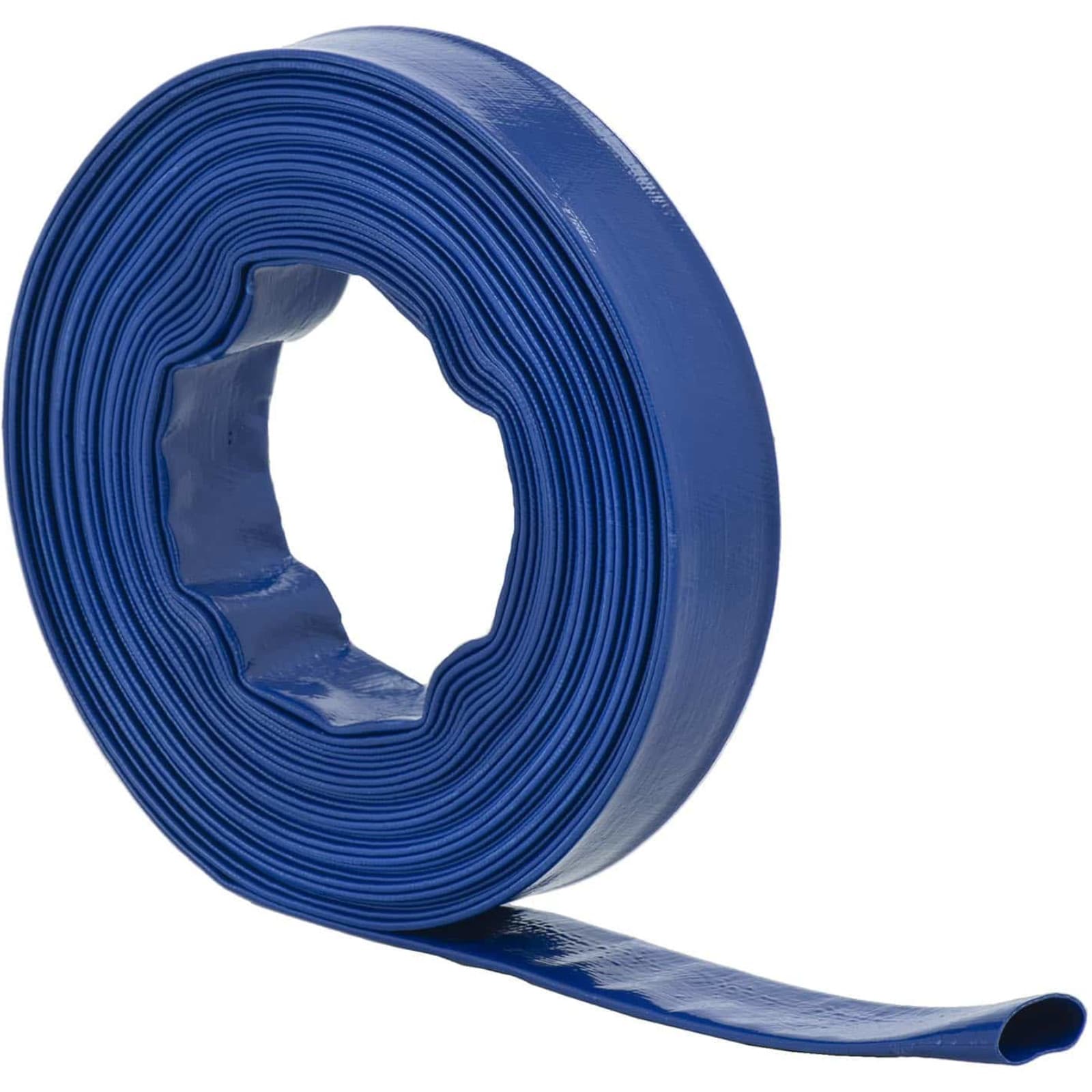 

Wąż płaski do pompy wody ogrodu wzmocniony 1 1/4'' 32 mm 8-24 bar 20 m