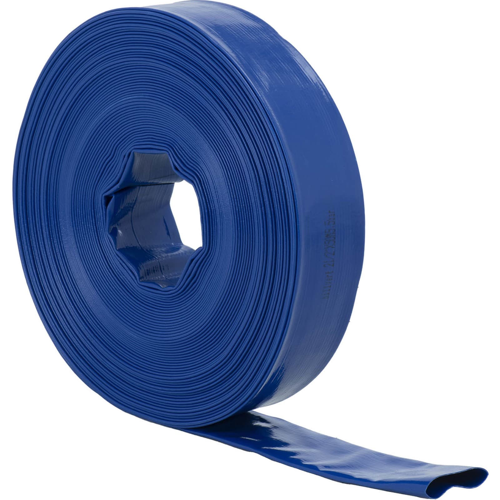 

Wąż płaski do pompy wody ogrodu wzmocniony 2 1/2'' 65 mm 5.5-16.5 bar 50 m