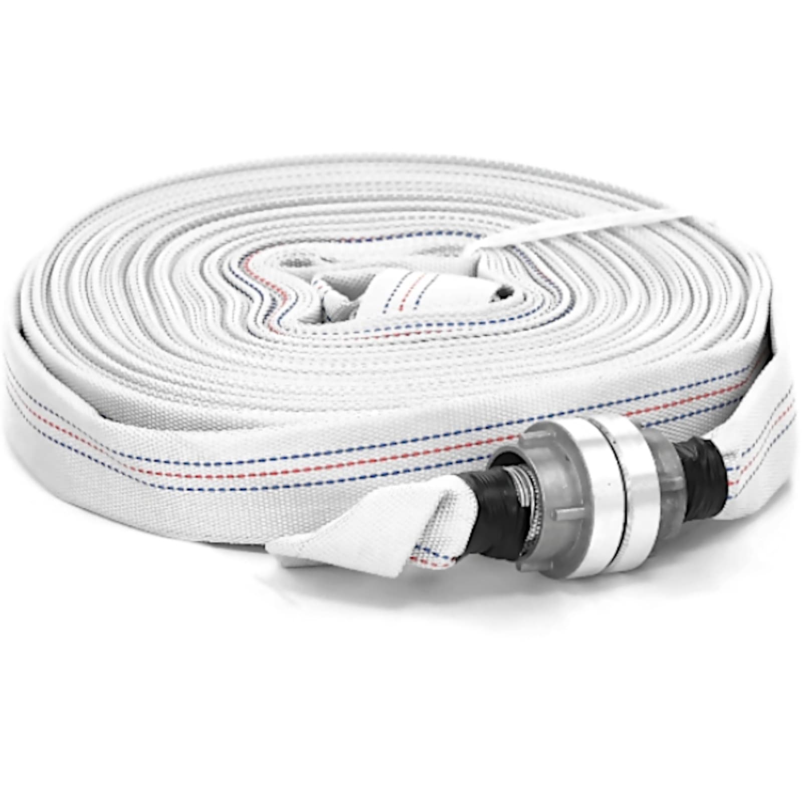 

Wąż parciany płaski strażacki do wody ze złączem storz 1'' 25 mm 8-24 bar 30 m