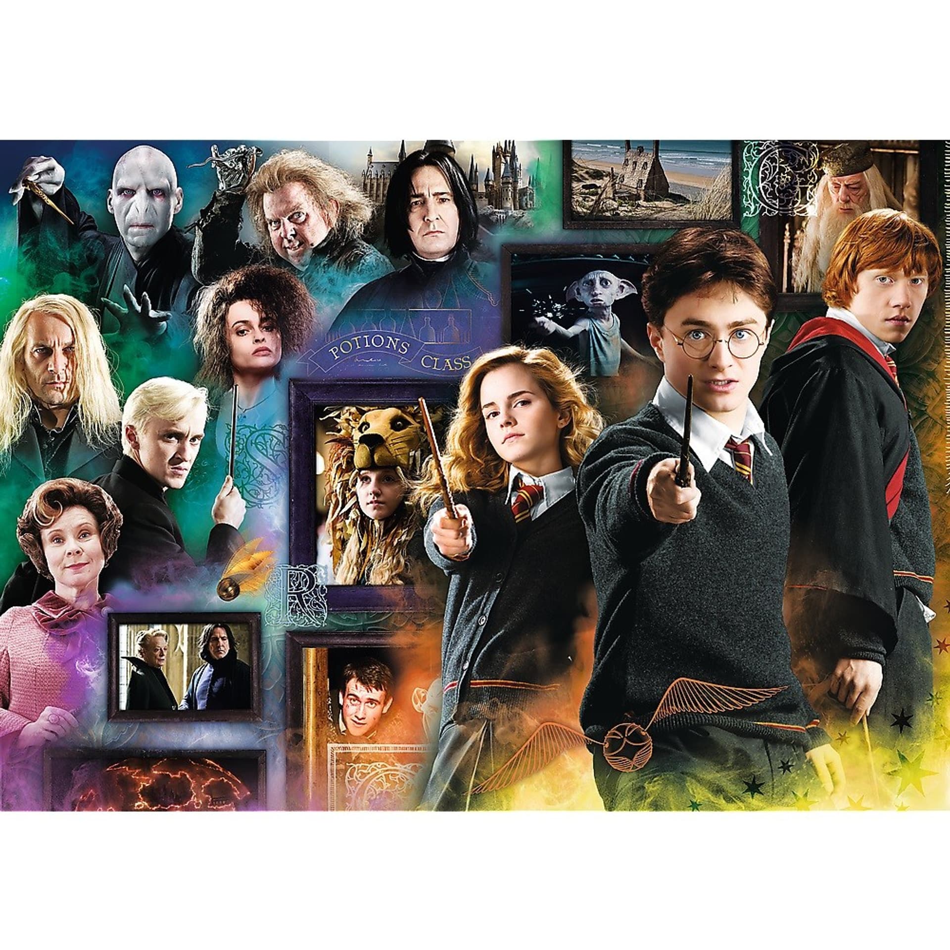 

Puzzle 1000 elementów Świat Czarodziejów Harry Potter