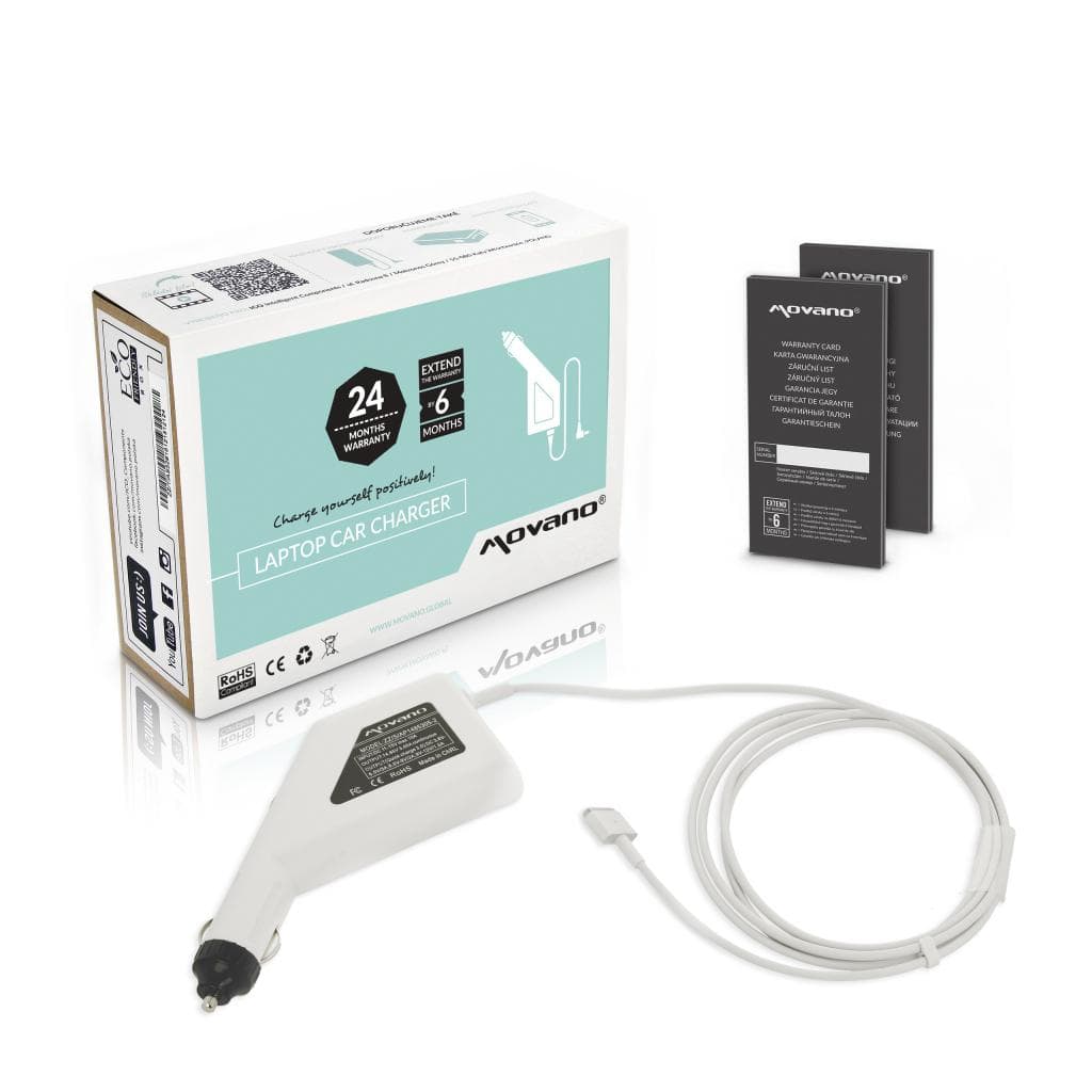 

Zasilacz samochodowy Movano 14.85V 3.05A (magsafe 2) 45W do Apple air, Magsafe 2) 45w do apple ai