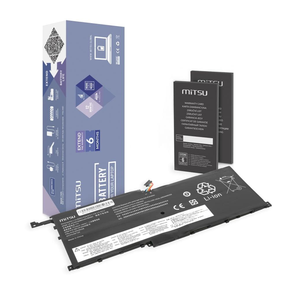 

Bateria Mitsu do Lenovo ThinkPad X1 Carbon 4th