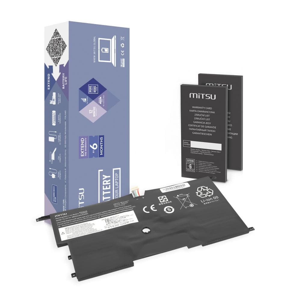 

Bateria Mitsu do Lenovo ThinkPad X1 Carbon 14 (gen2, gen3)