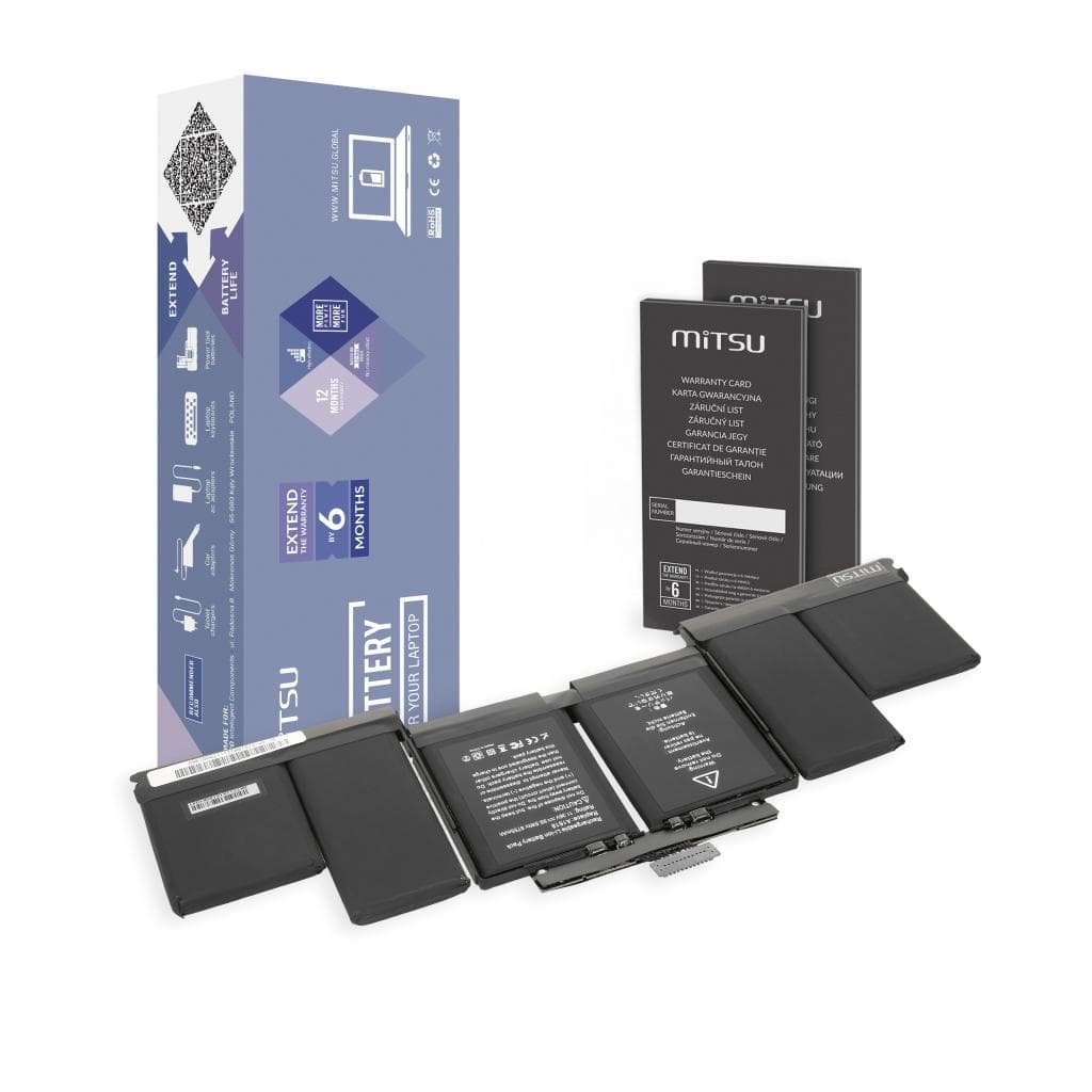 

Bateria Mitsu do Apple MacBook Pro A1398 15" - A1618 (2015 r.)