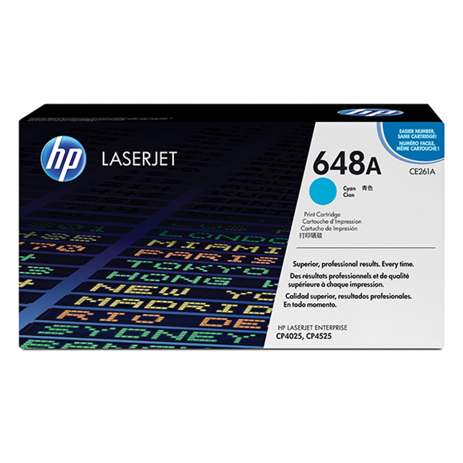 

HP oryginalny toner CE261A, HP 648A, cyan, 11000s, HP Color LaserJet CP4025, CP4525, O