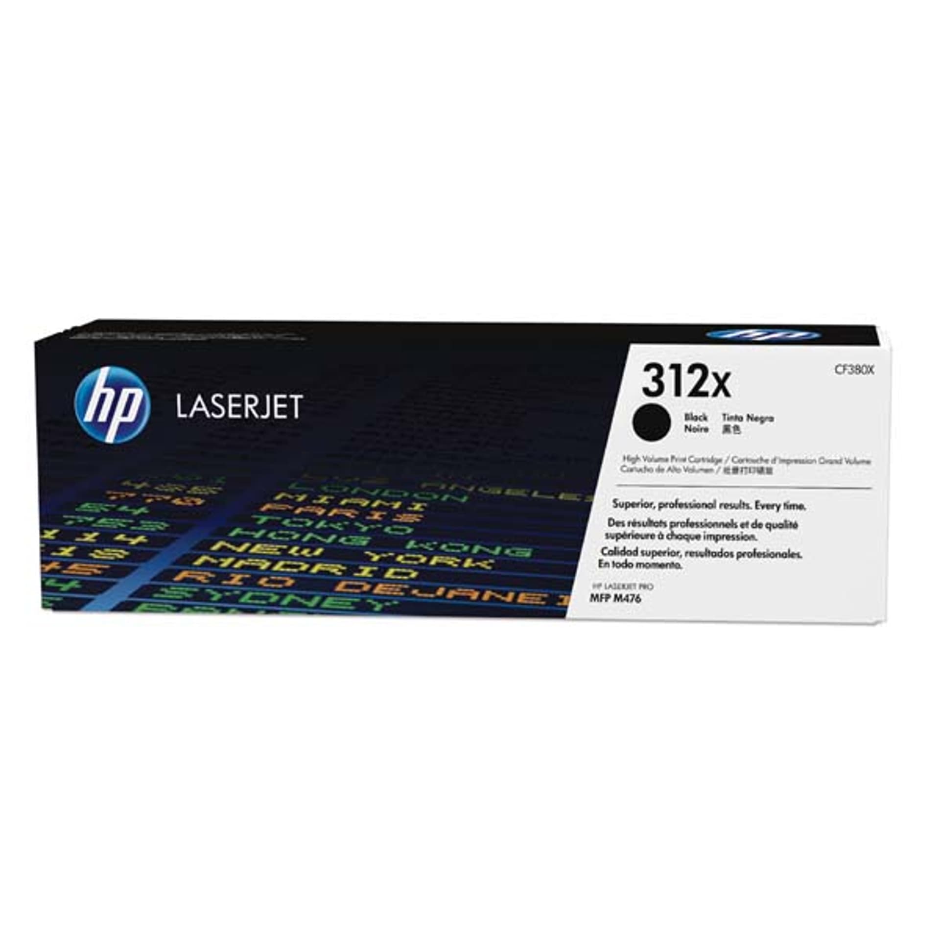 

HP oryginalny toner CF380X, HP 312X, black, 4400s, HP Color LaserJet Pro MFP M476dn, MFP M476dw, MFP M47, 720g, O