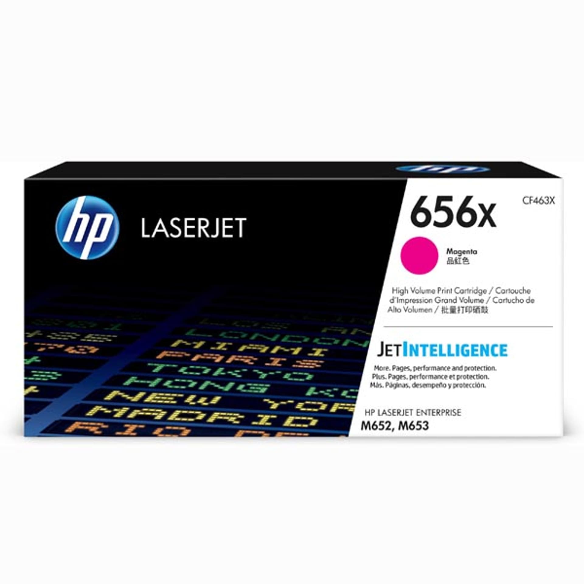 

HP oryginalny toner CF463X, magenta, 22000s, HP 656X, high capacity, HP LaserJet Enterprise M652,652dn,652n,653,653dn,653x, O