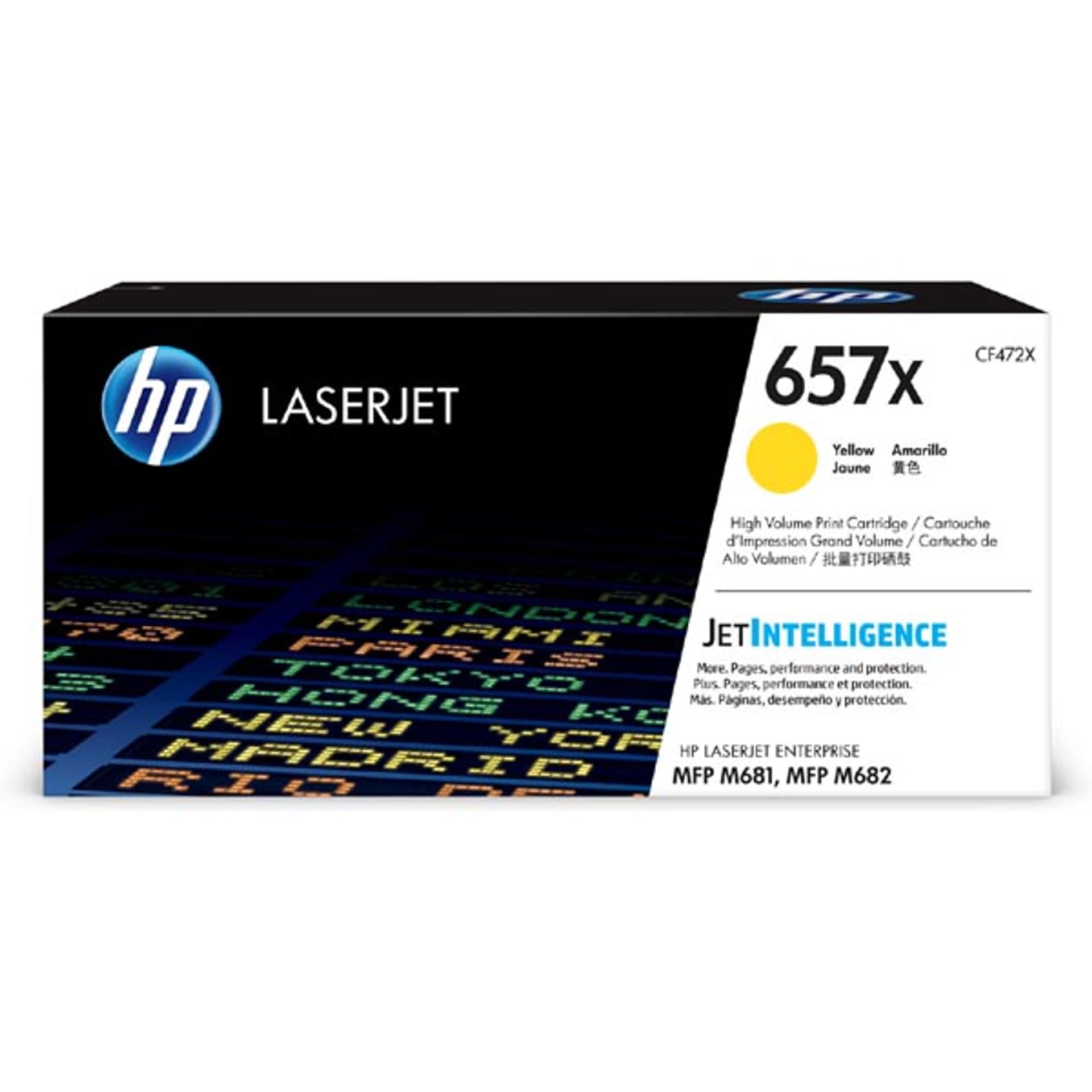 

HP oryginalny toner CF472X, yellow, 23000s, HP 657X, high capacity, HP LaserJet Enterprise MFP M681dh,MFP M681f,LaserJet, O