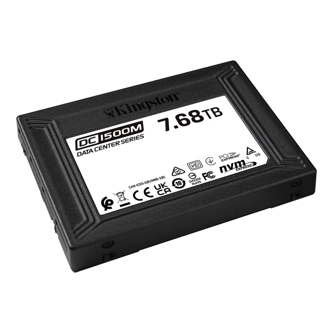 

Dysk SSD Kingston DC1500M 7.68TB U.2 NVM SEDC1500M/7680G (DWPD 1)