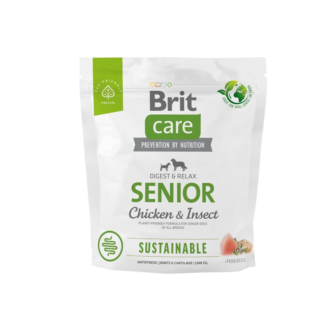 

Brit Care Dog Sustainable Senior Chicken Insect 1kg