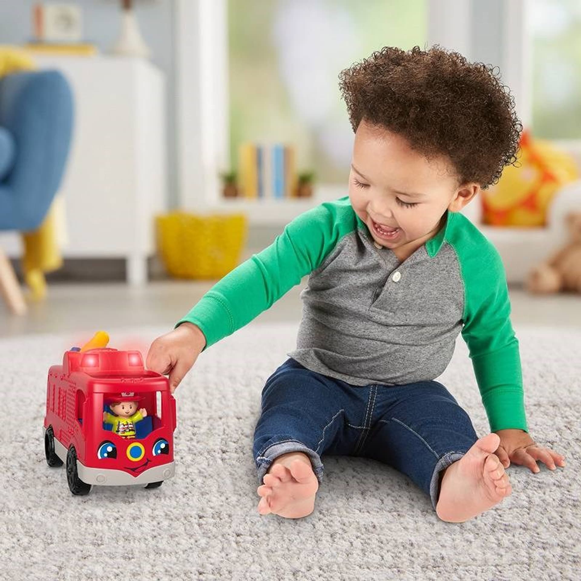 

Fisher Price LP Wóz strażacki Małego Odkrywcy GXR77