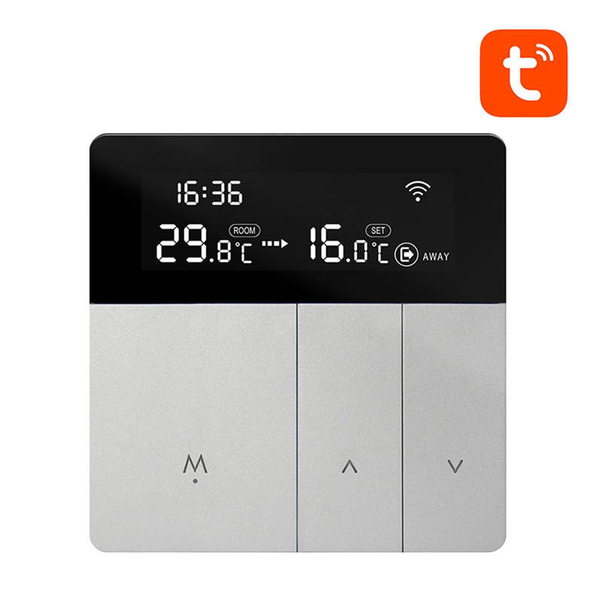 

Inteligentny termostat boilera CWU Avatto WT50 3A Wi-Fi TUYA