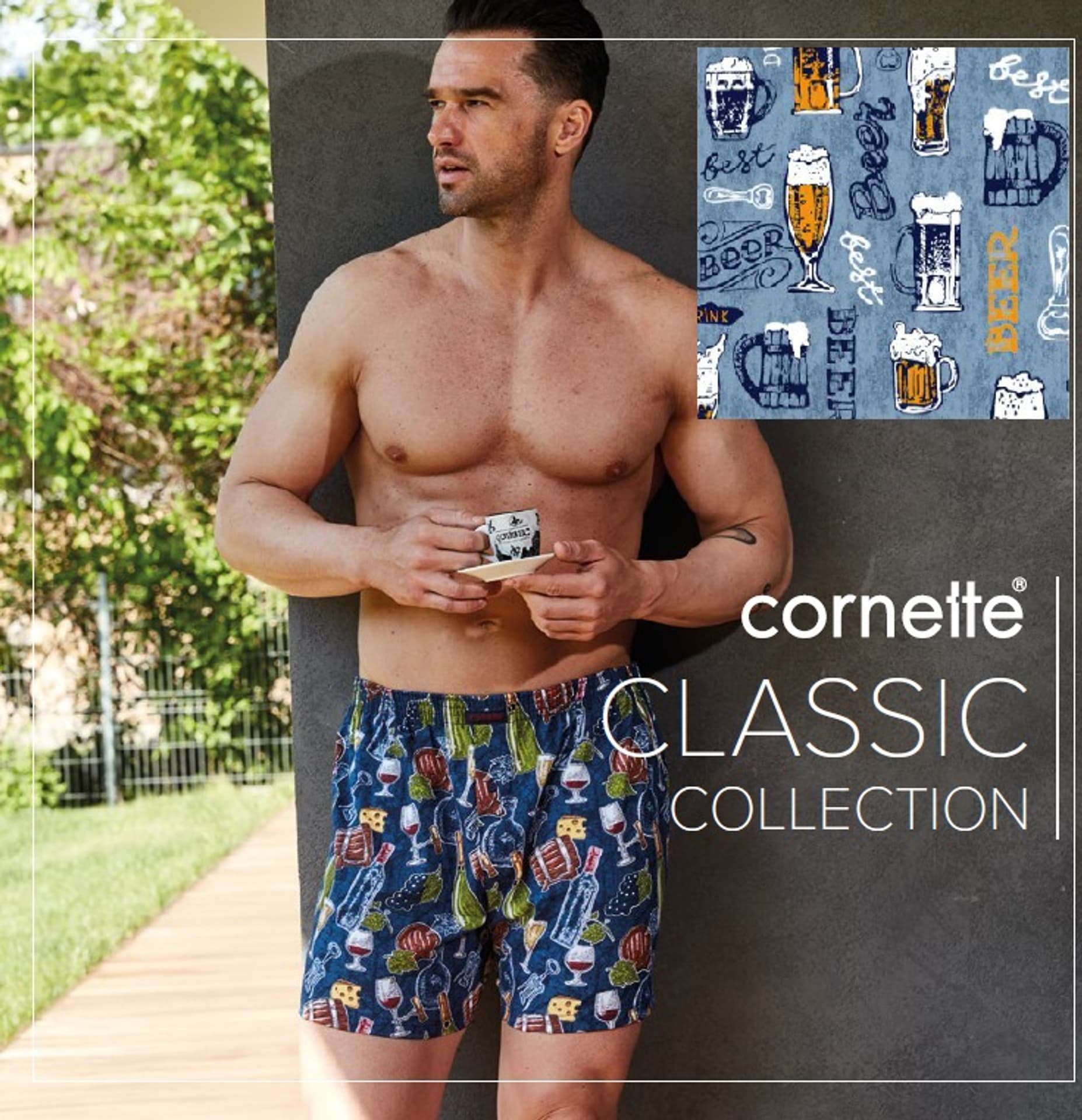

BOKSERKI CORNETTE CLASSIC CL-011/137 (kolor niebieski, rozmiar 4XL)