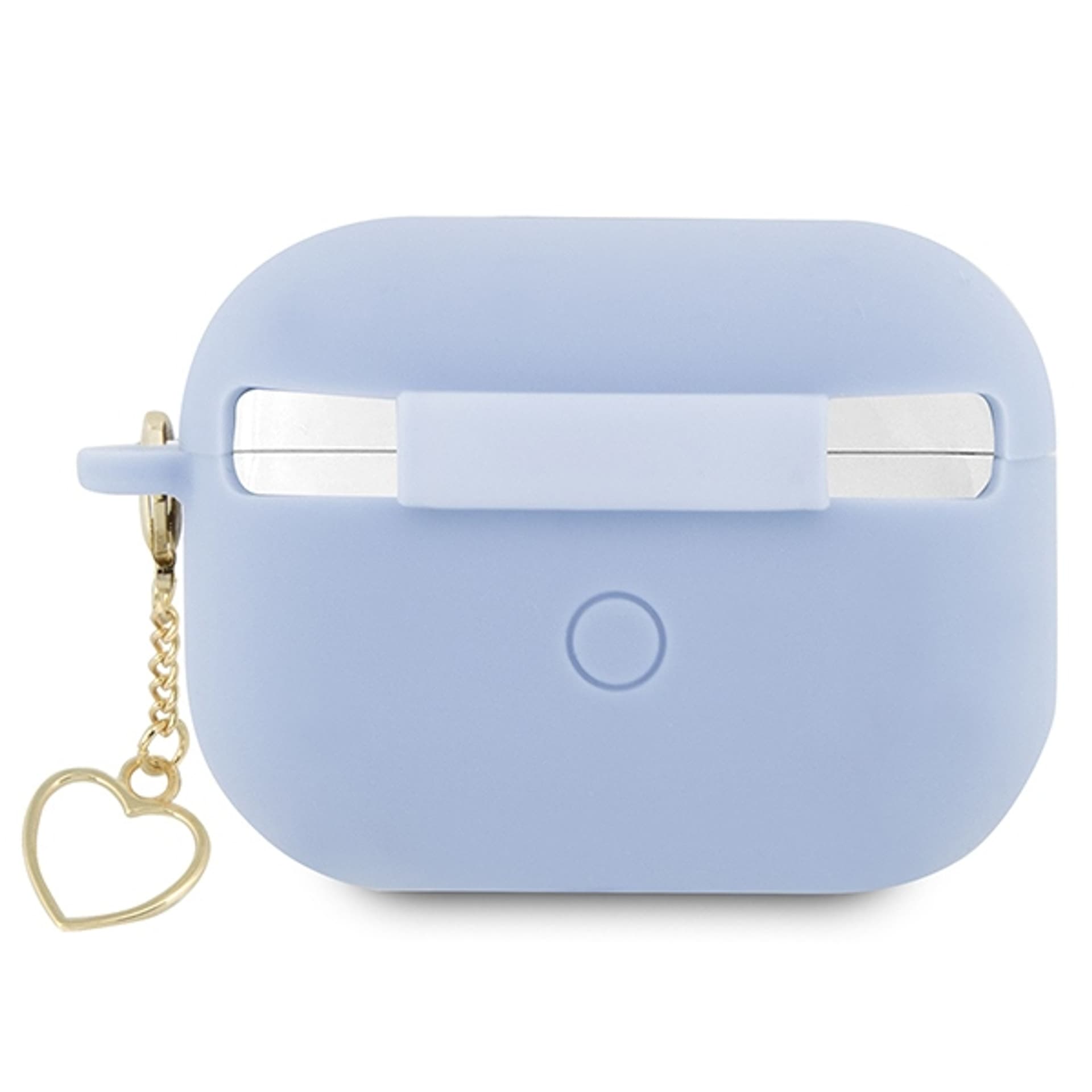 

Guess GUAP2LSCHSB AirPods Pro 2 cover niebieski/blue Silicone Charm Heart Collection