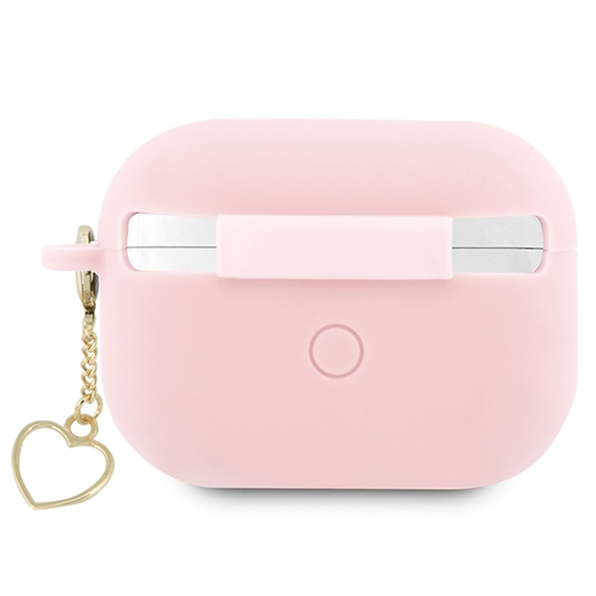 

Guess GUAP2LSCHSP AirPods Pro 2 cover różowy/pink Silicone Charm Heart Collection