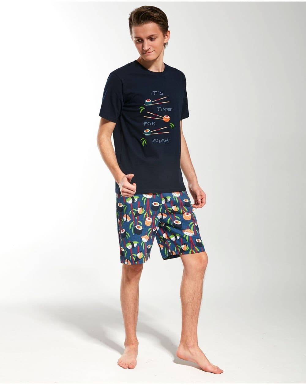 

PIŻAMA FUN&YOUNG BOY 551/44 SUSHI TIME KR (kolor granatowy, rozmiar 182)