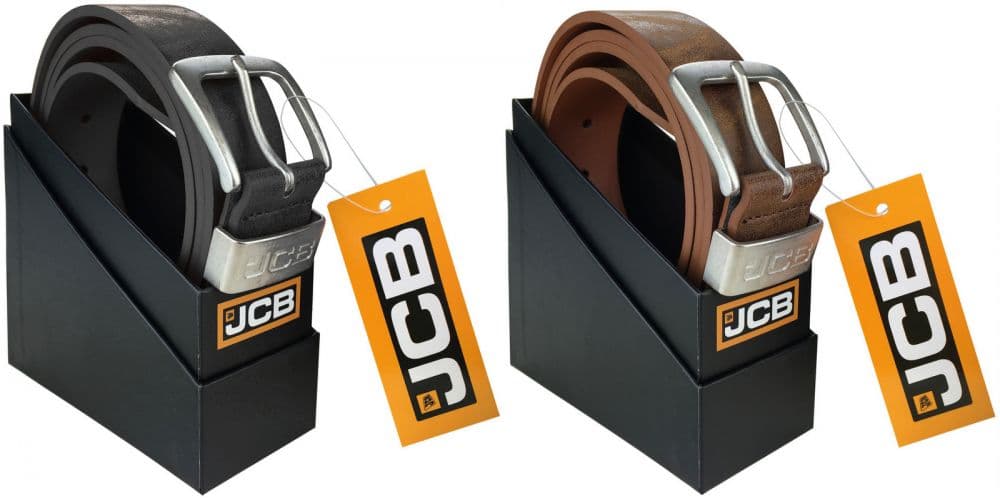 

Gruby pasek męski skórzany firmy JCB JCB3
