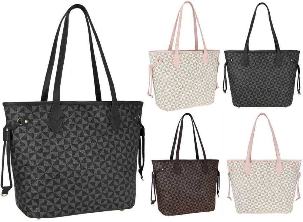 

Torebka Damska Na Ramię Shopper FB315 Print