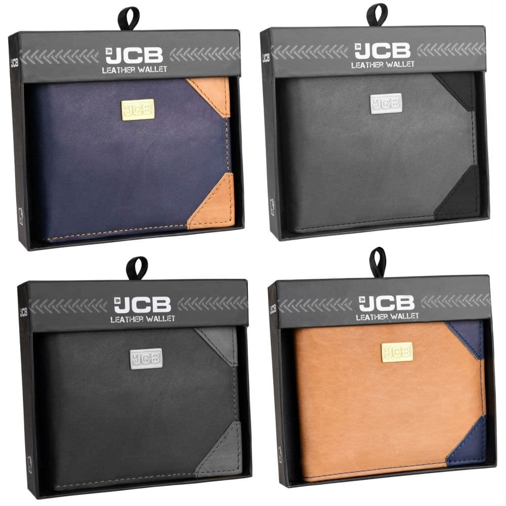 

Elegancki portfel męski skórzany RFID JCB56