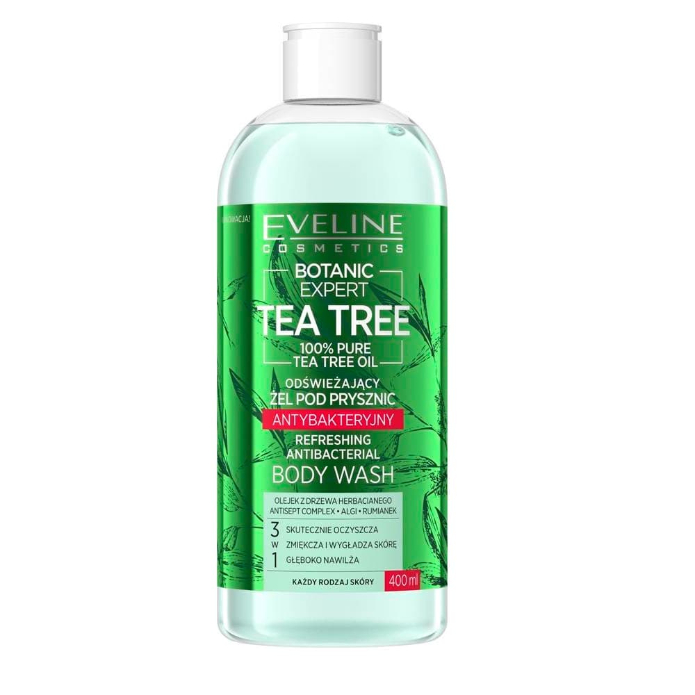 

Eveline Cosmetics Botanic Expert Tea Tree odświeżający żel pod prysznic antybakteryjny 400ml