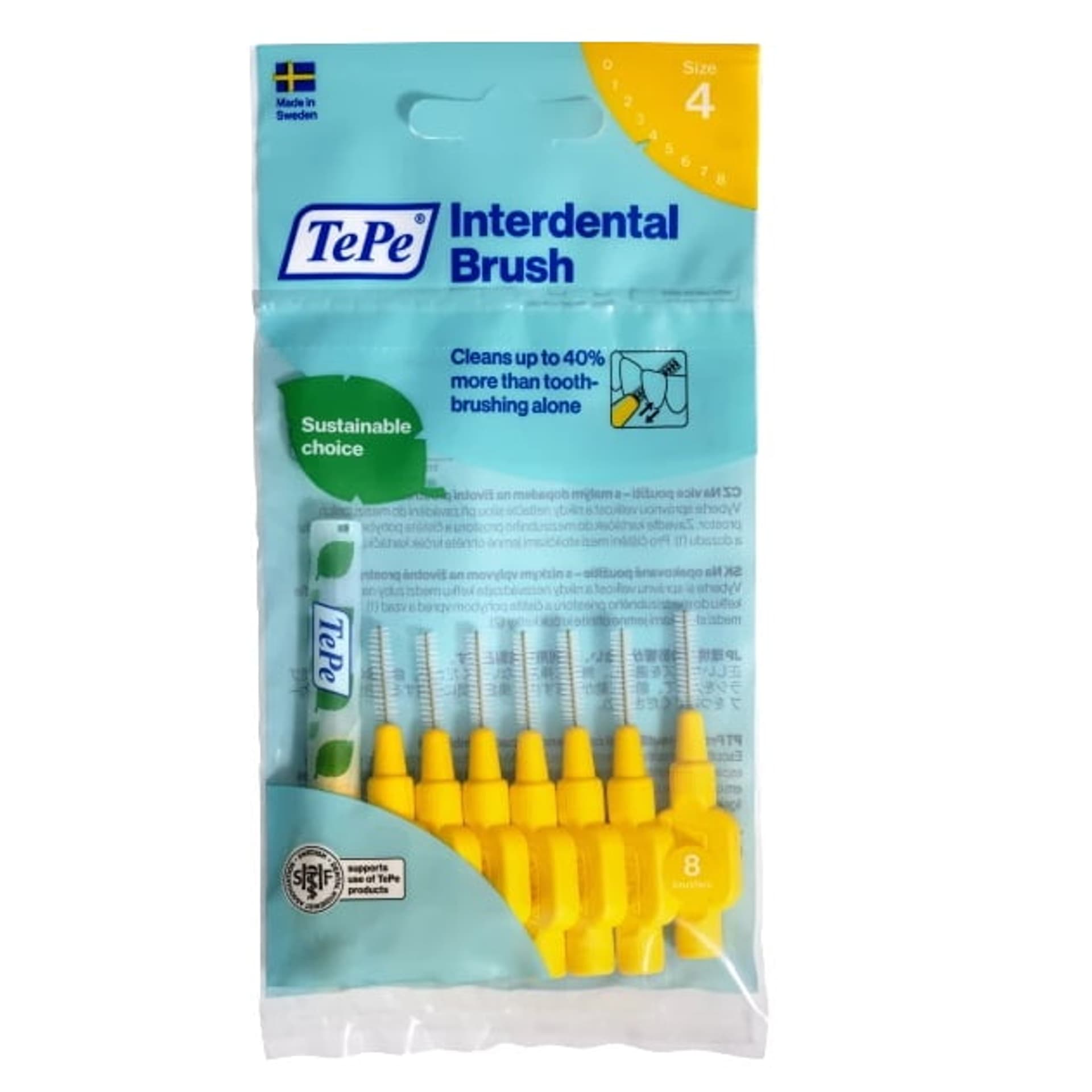 

TePe Original szczoteczki międzyzębowe 0.7mm Żółte 8szt
