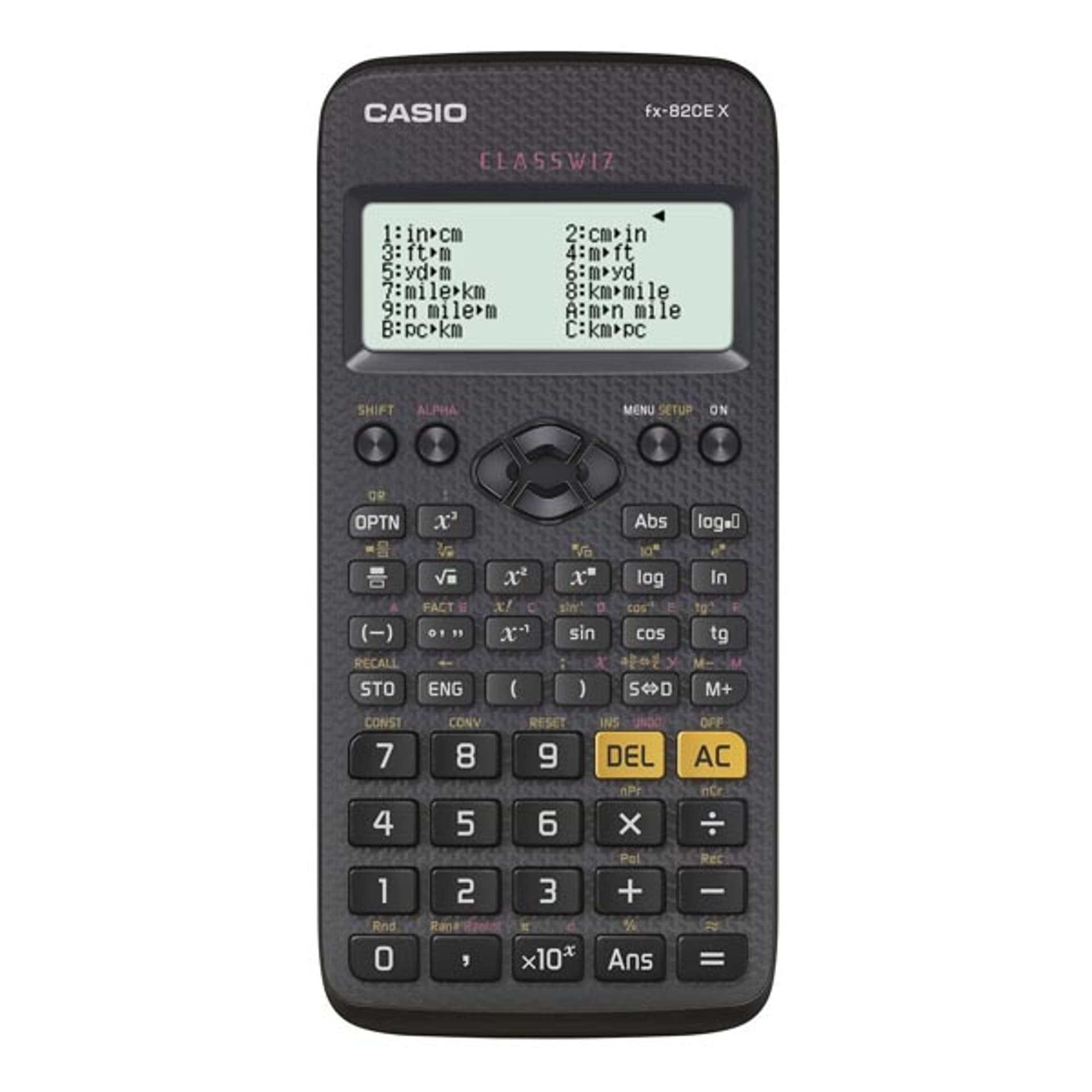 

CASIO KALKULATOR NAUKOWY FX 82CEX CZARNY, 12 CYFROWY WYŚWIETLACZ