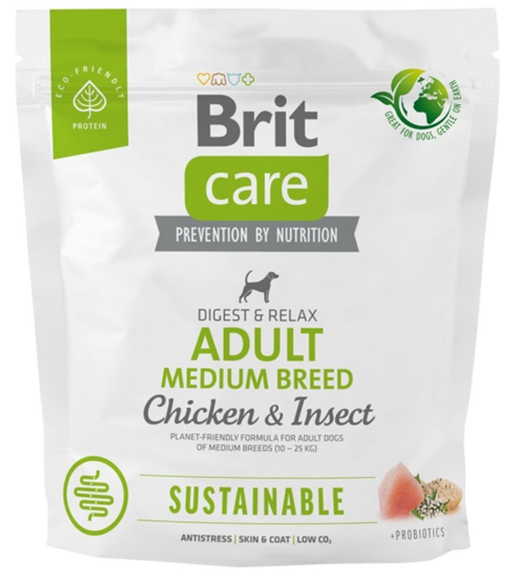 

Brit Care Sustainable Adult Med Chicken Insect 1kg