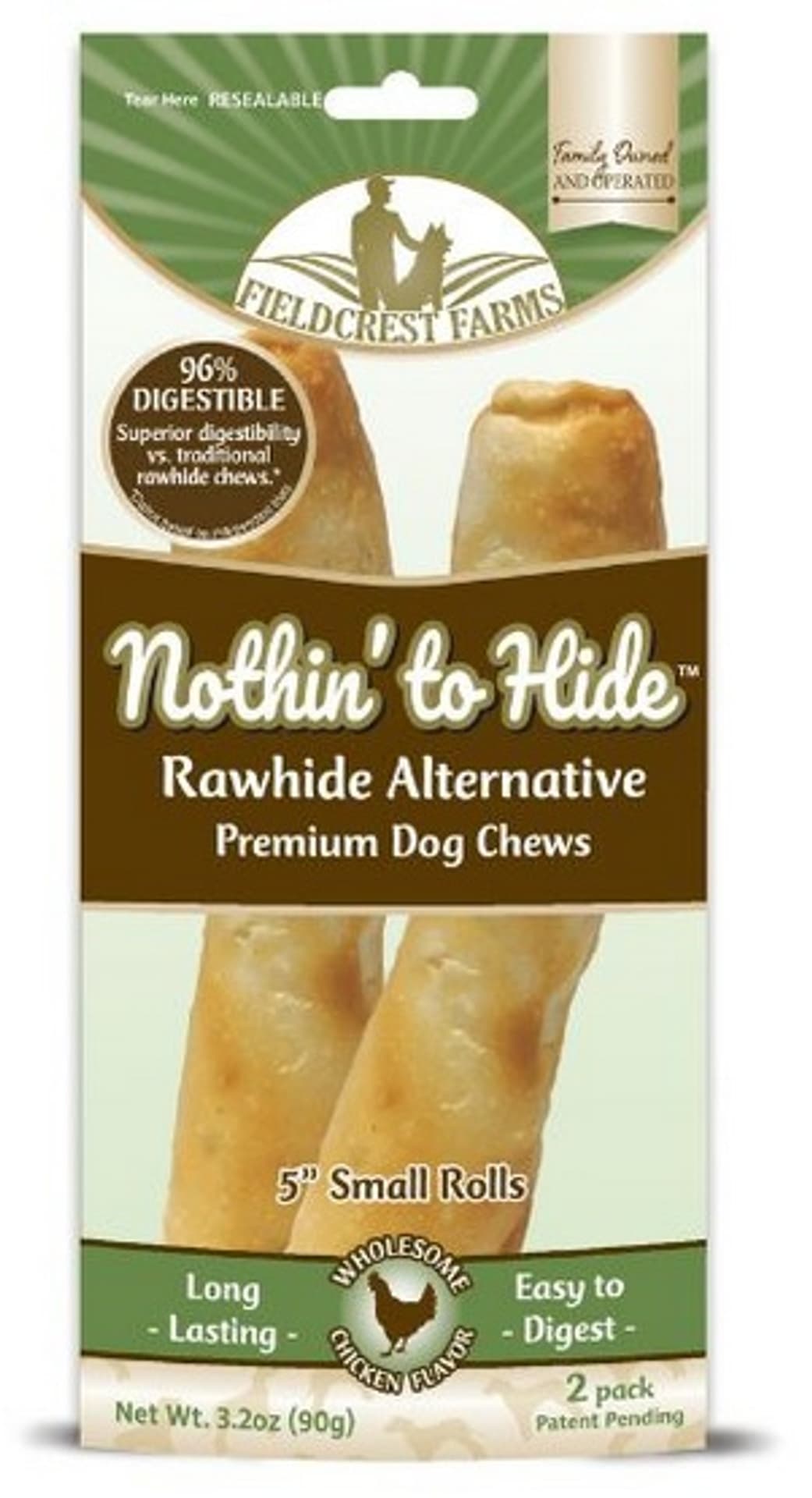 

Nothin' to Hide Small Rolls - małe rolki 12,7cm kurczak 2szt/90g