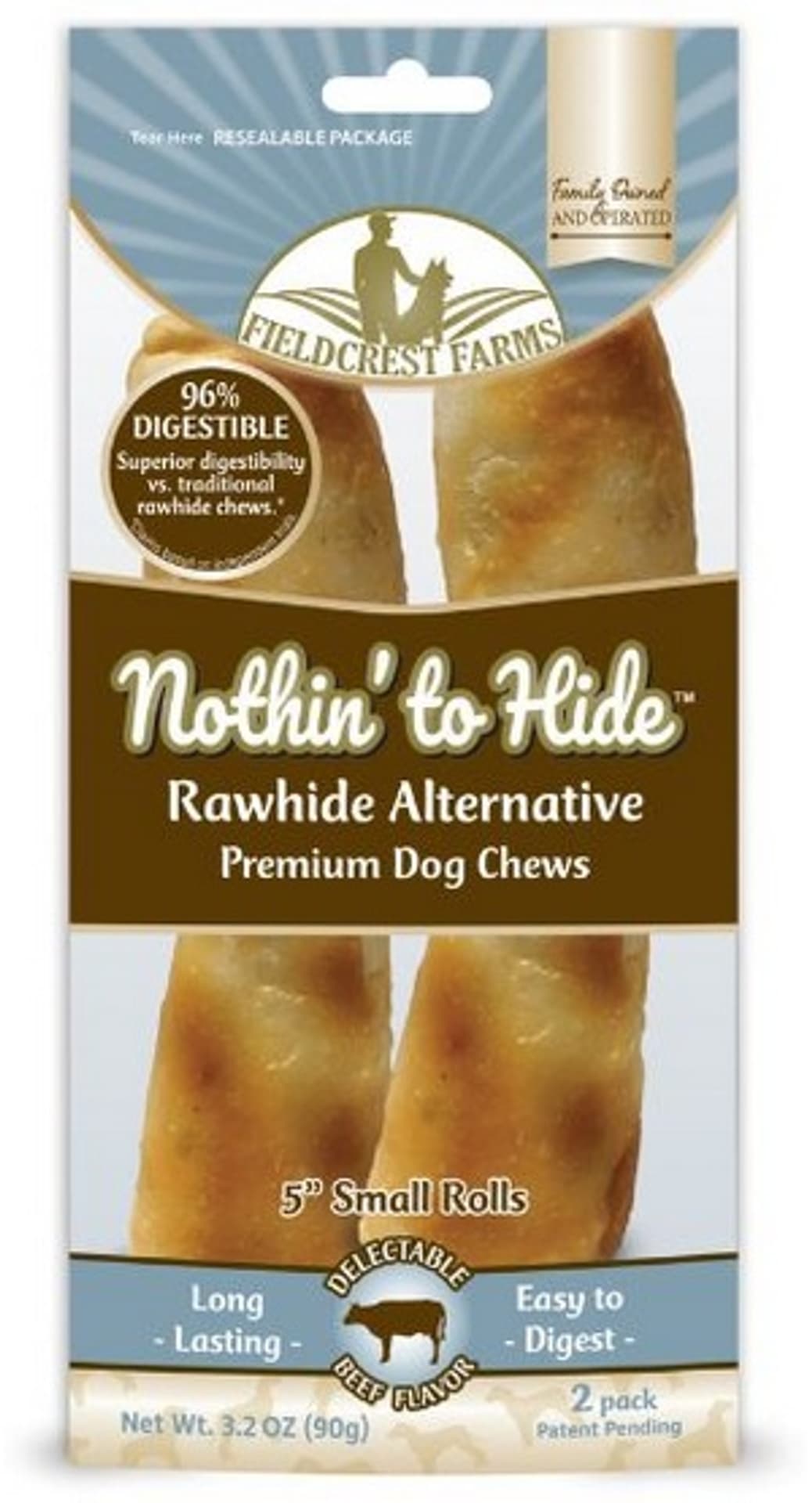 

Nothin' to Hide Small Rolls - małe rolki 12,7cm wołowina 2szt/90g