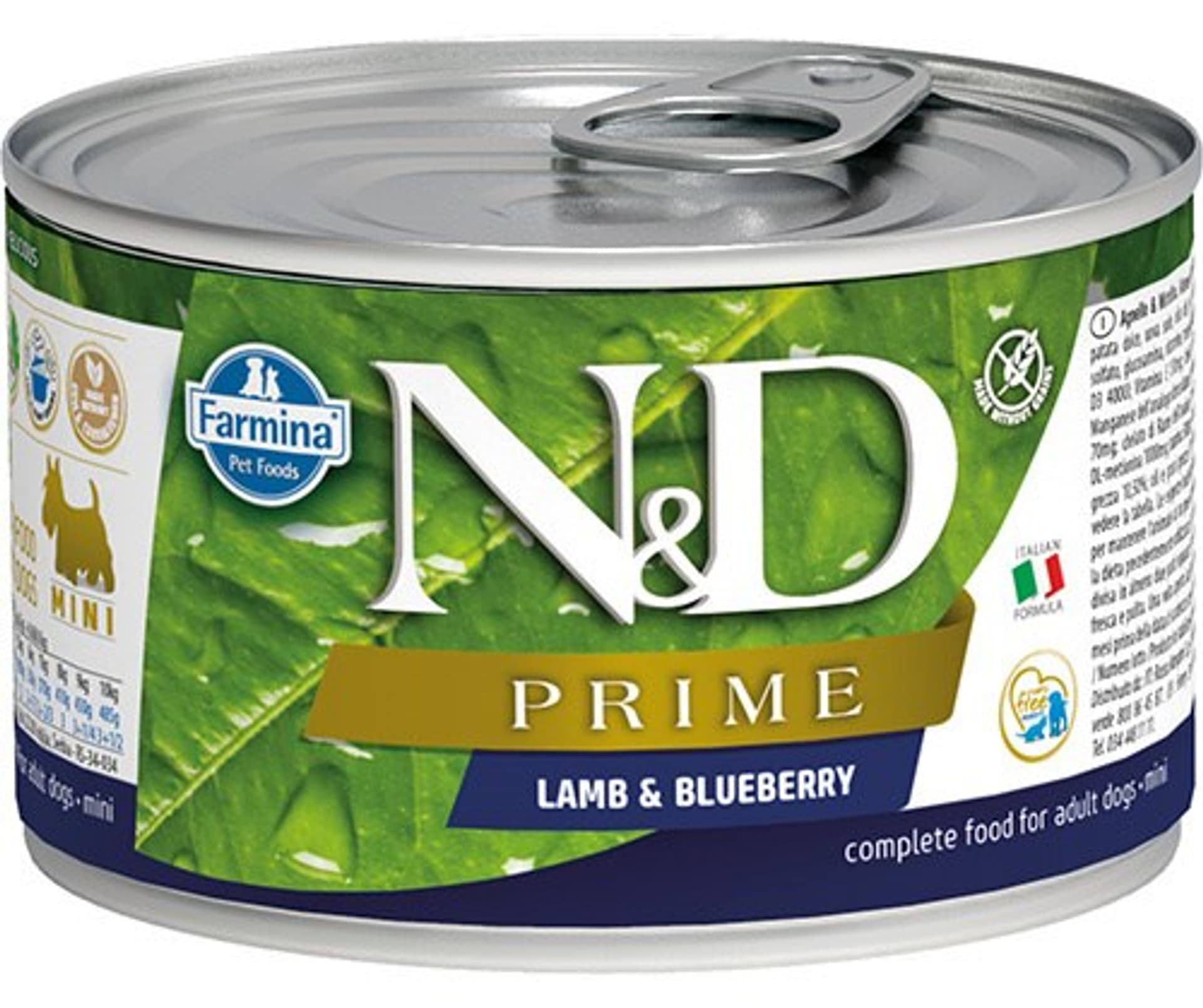 

FARMINA N&D DOG PRIME LAMB&BLUEBERRY ADULT 140g